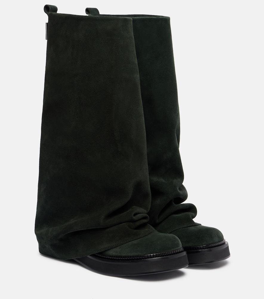 the attico robin leather combat boots