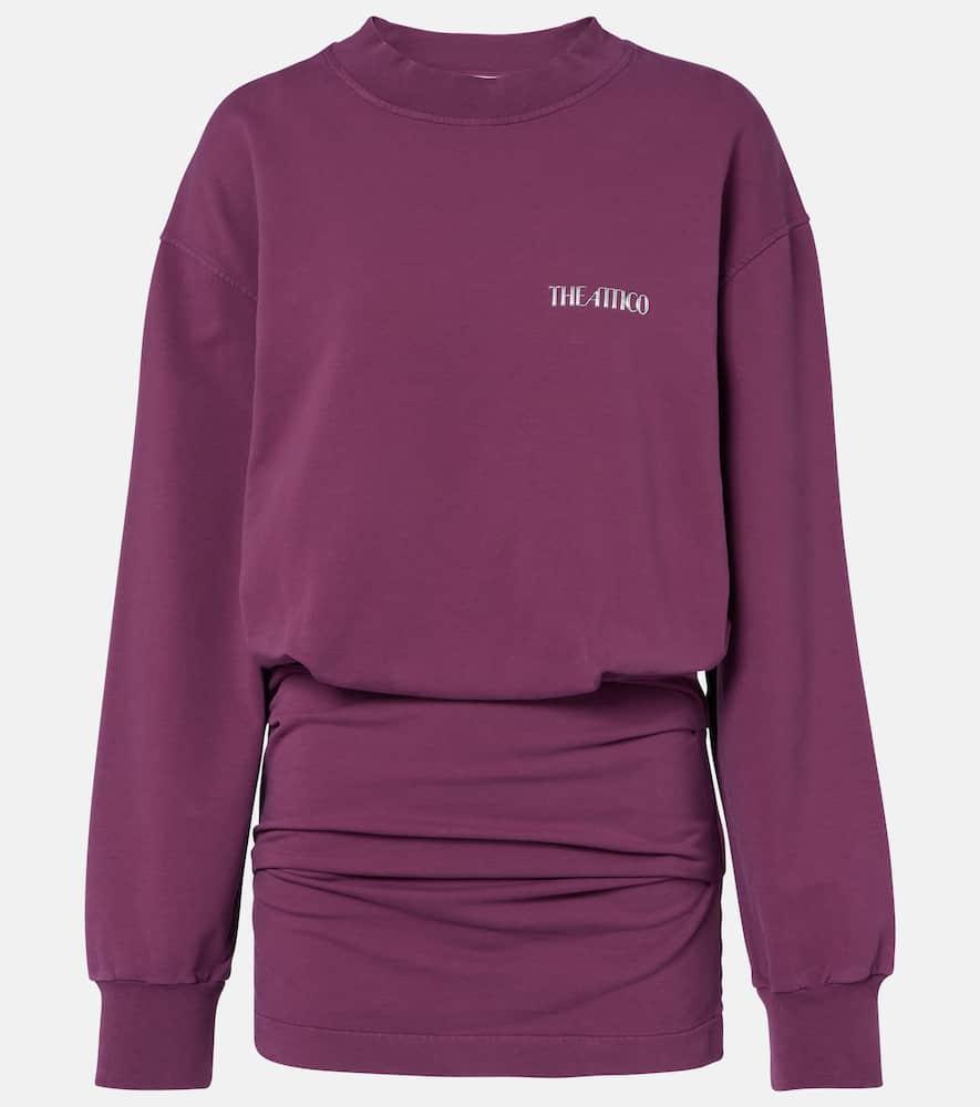 the attico ruched cotton