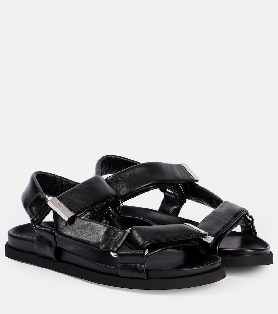 the attico salinas leather sandals