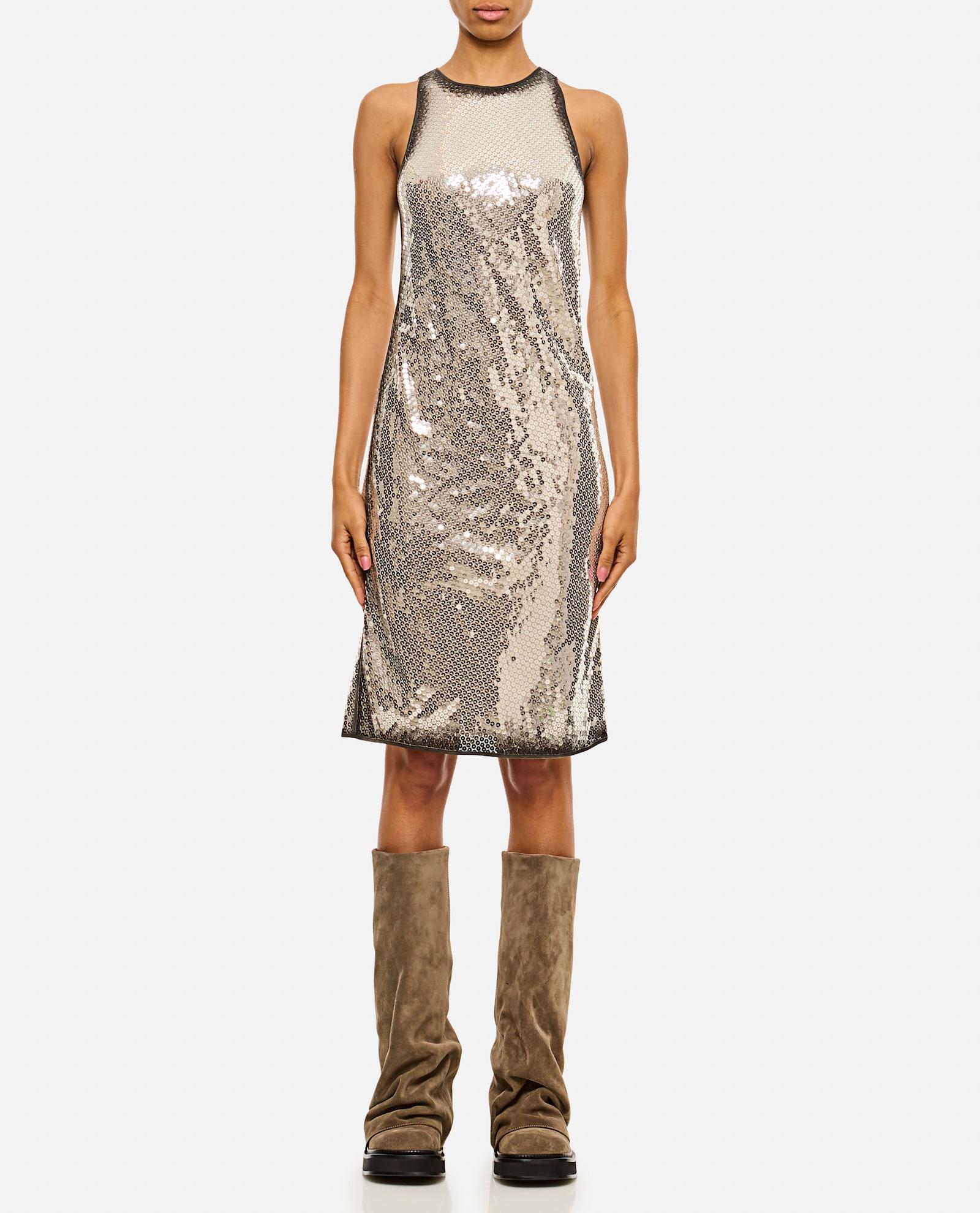 the attico sequins mini dress