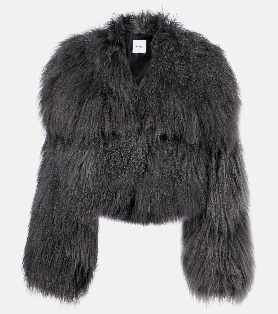 the attico shearling jacket