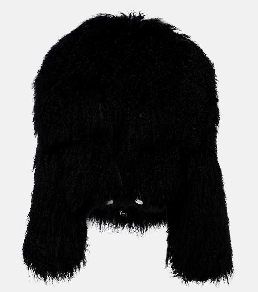 the attico shearling jacket
