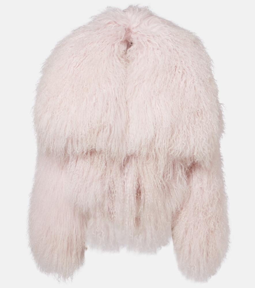the attico shearling jacket