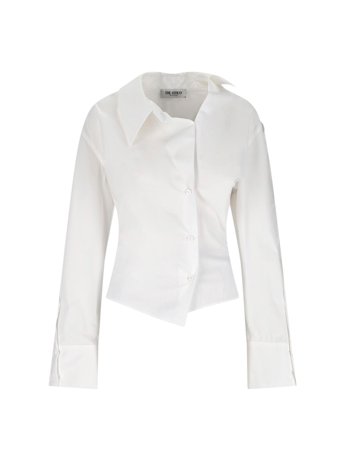 the attico shirts white cotton - women