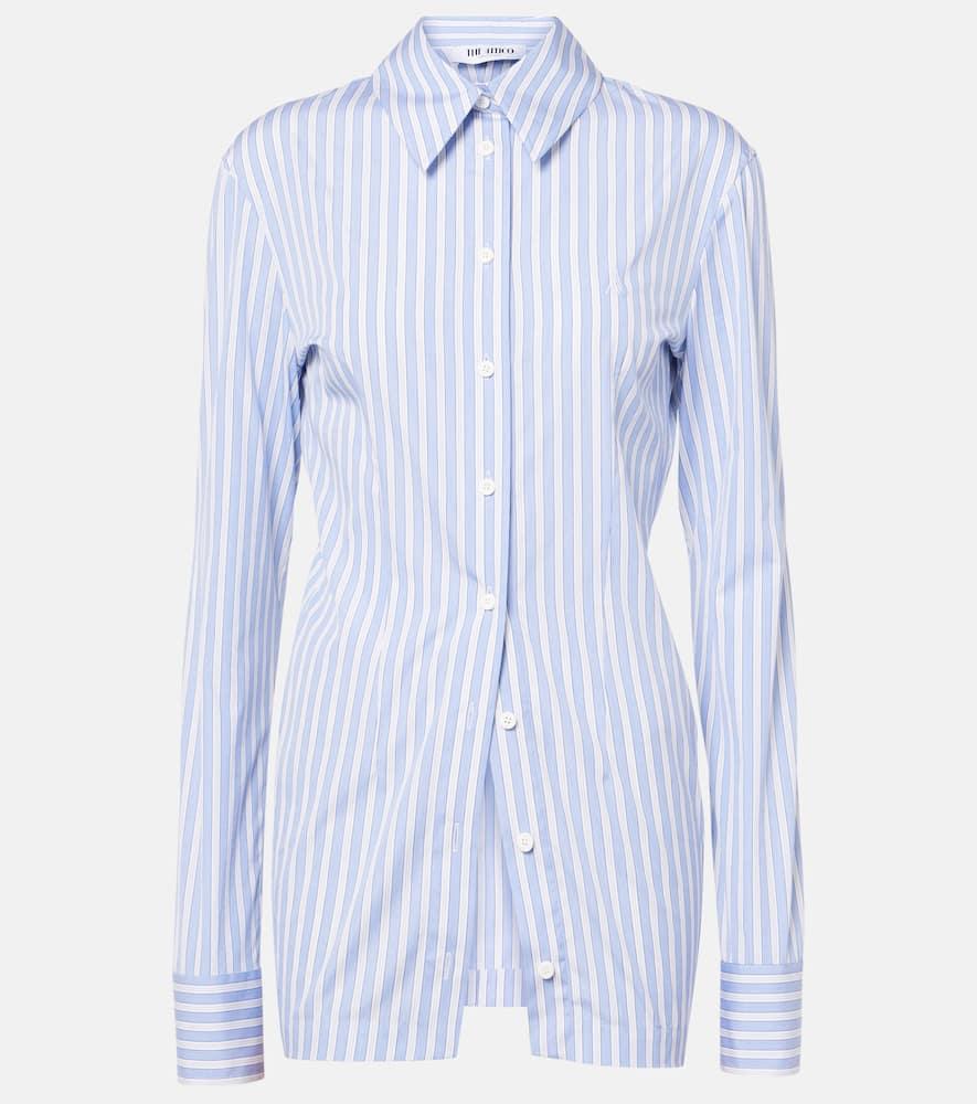 the attico striped cotton shirt