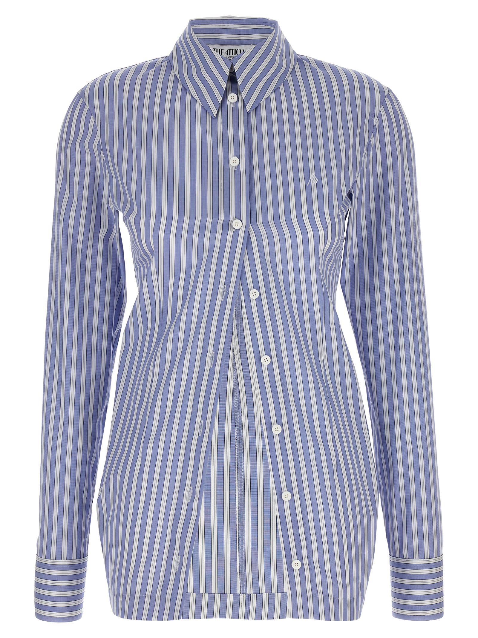 the attico striped shirt