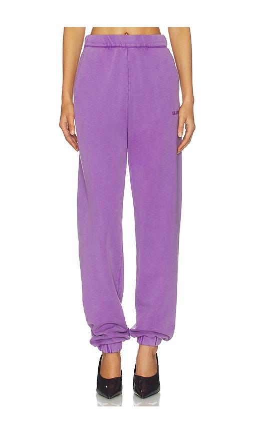 the attico sweatpant in purple.