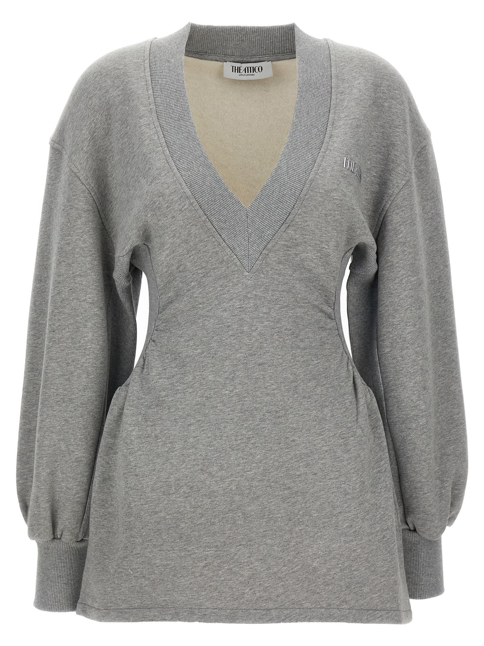 the attico sweatshirt dress