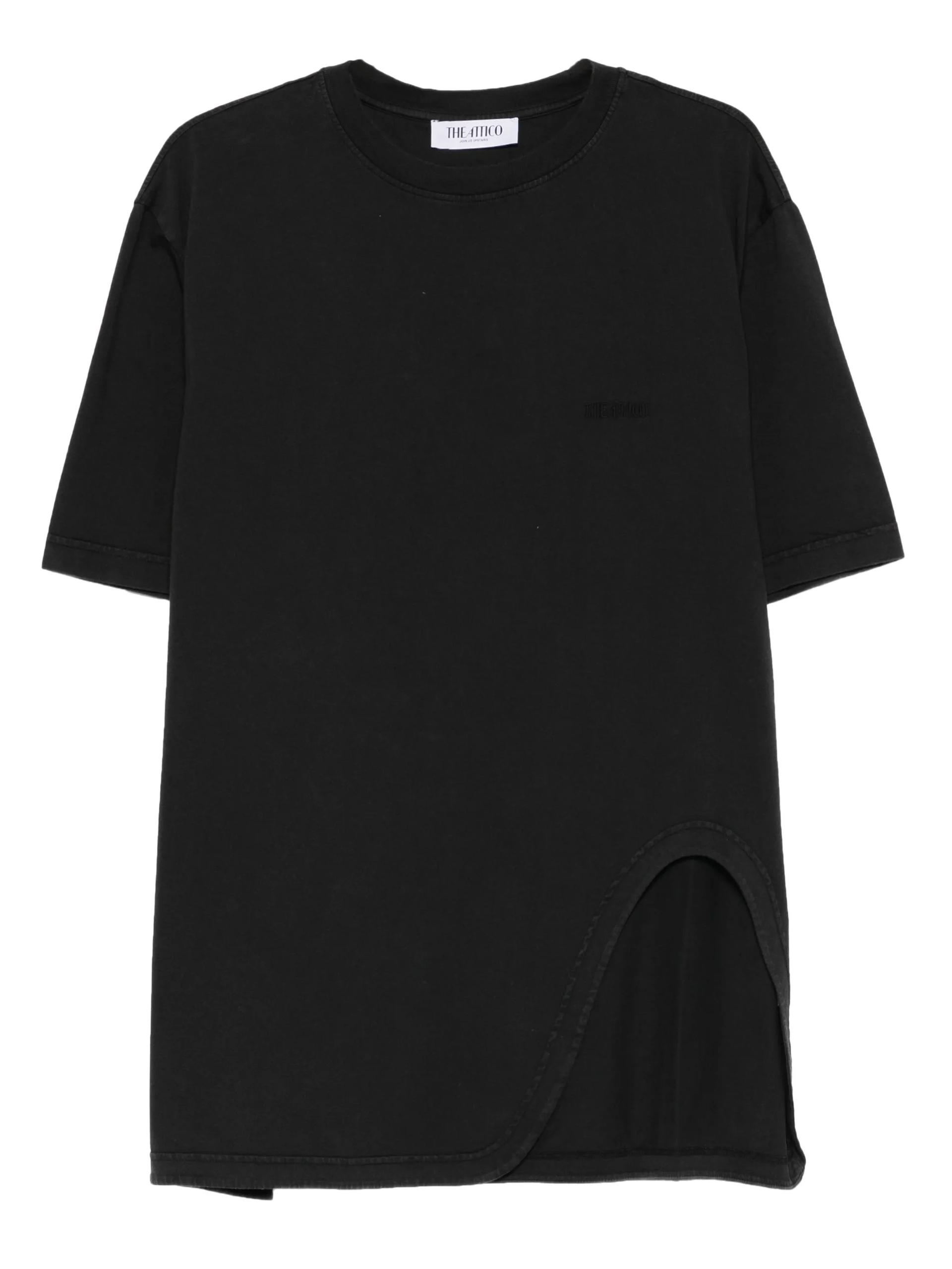 the attico t-shirt black - women