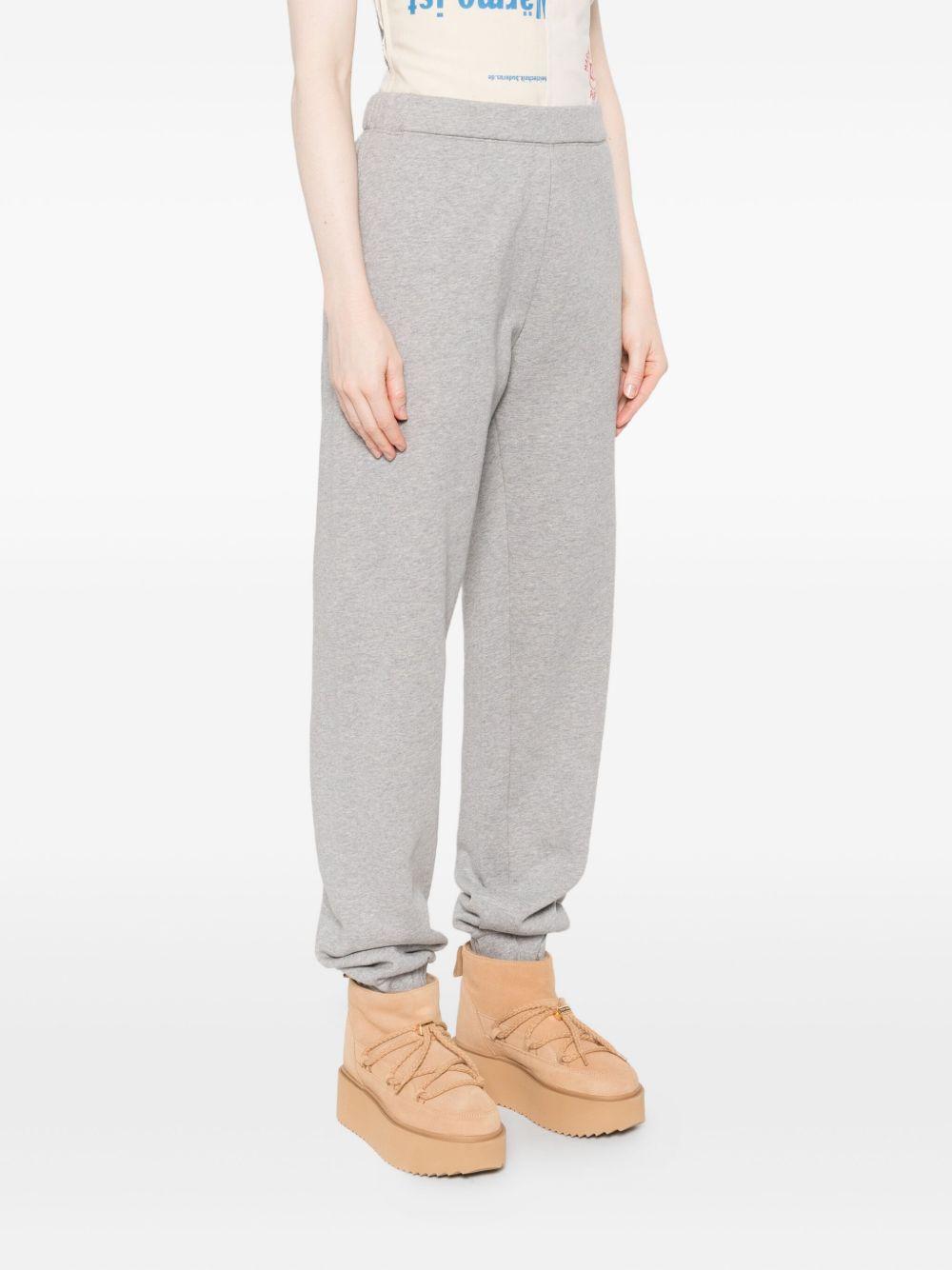 the attico trousers light grey cotton - women