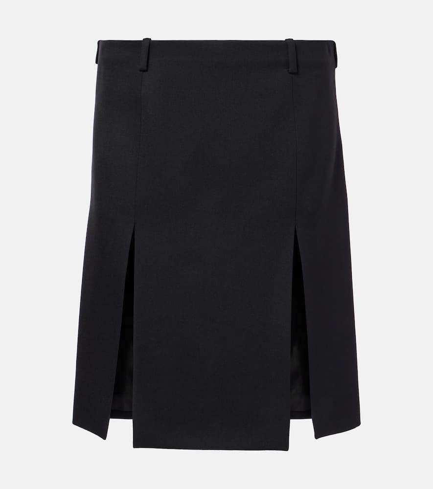 the attico wool midi skirt