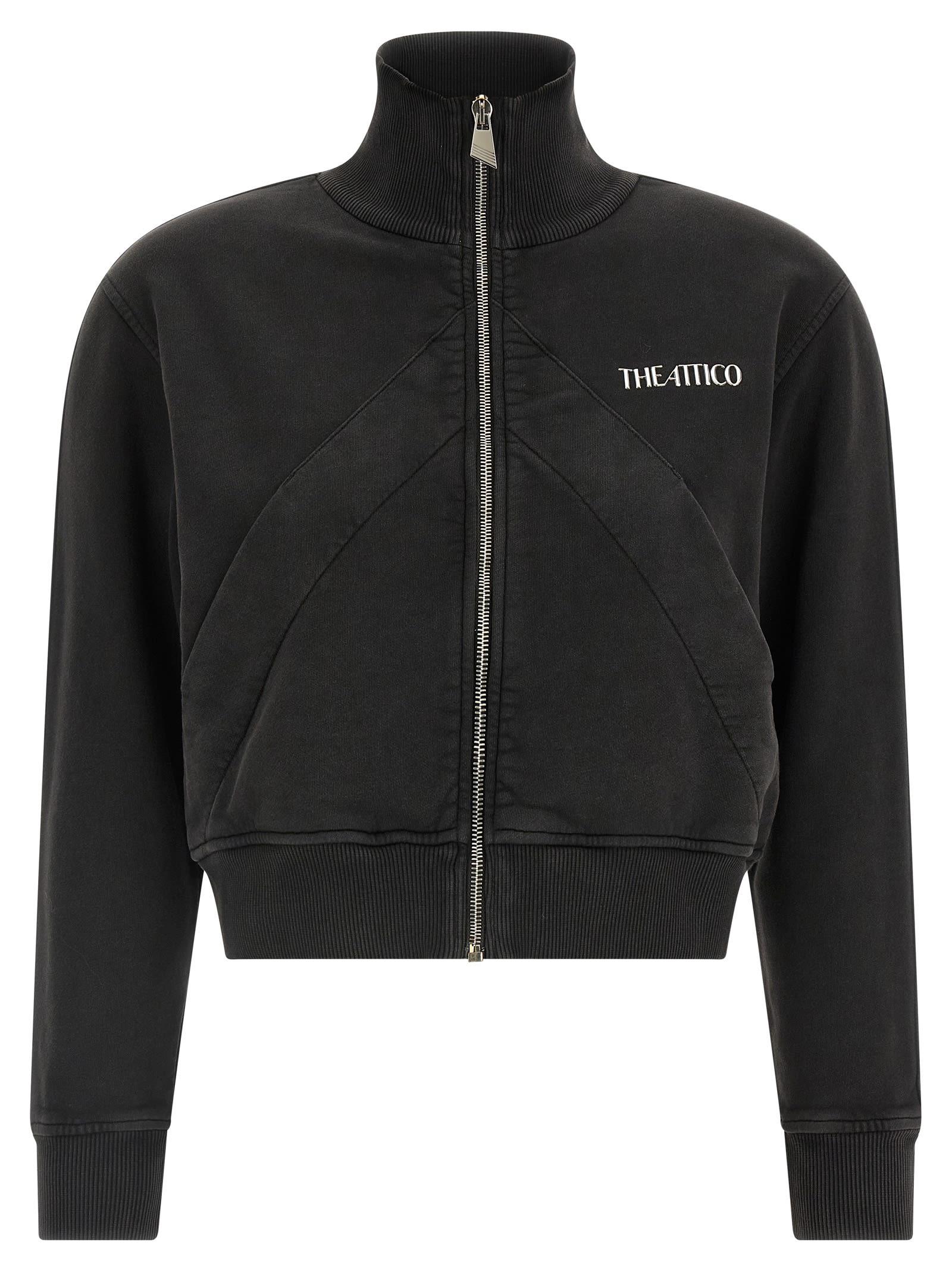 the attico zip sweatshirt