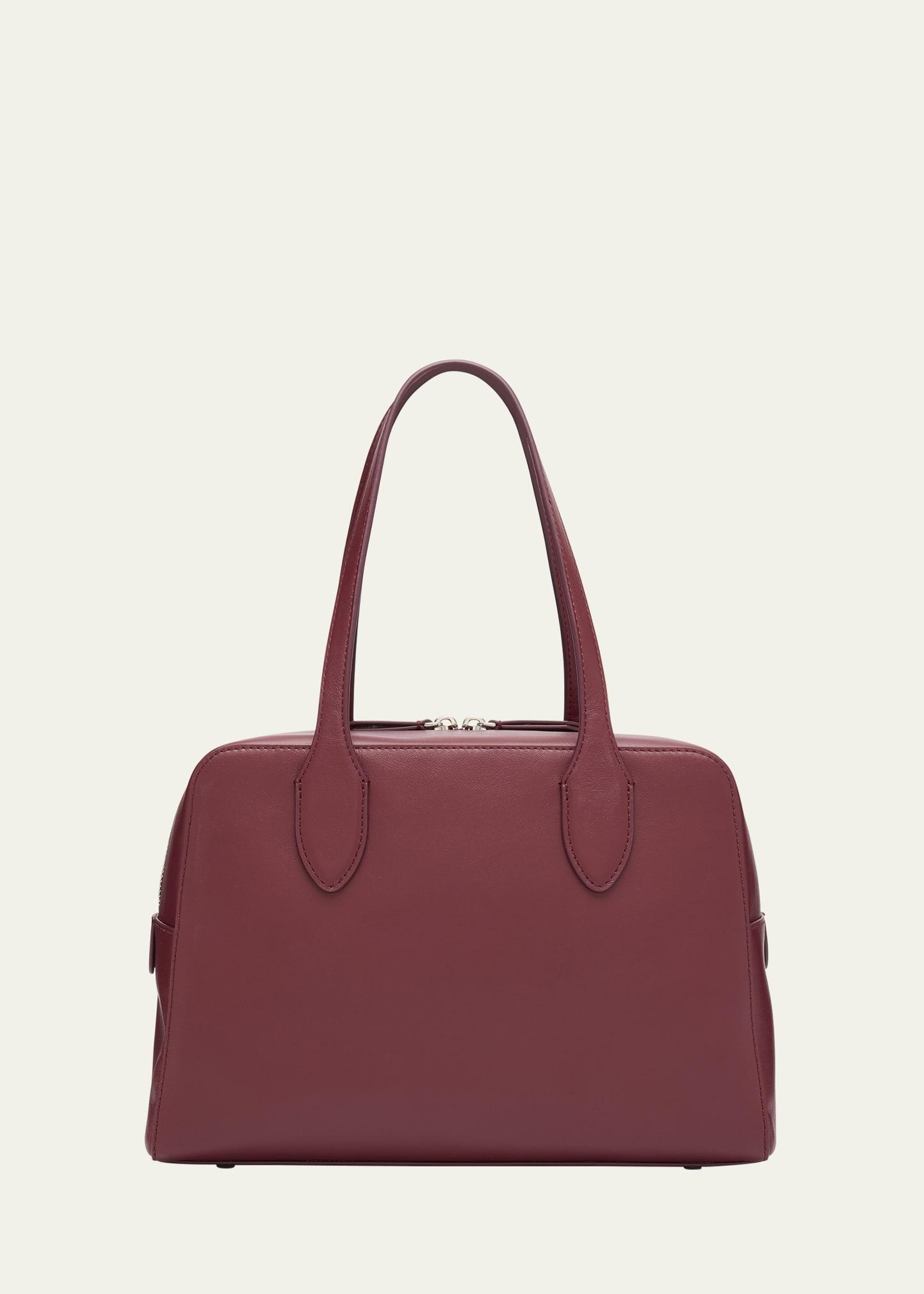 the avenue leather top-handle bag