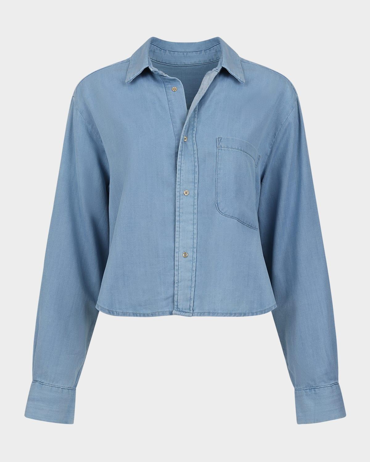 the belle classic denim shirt