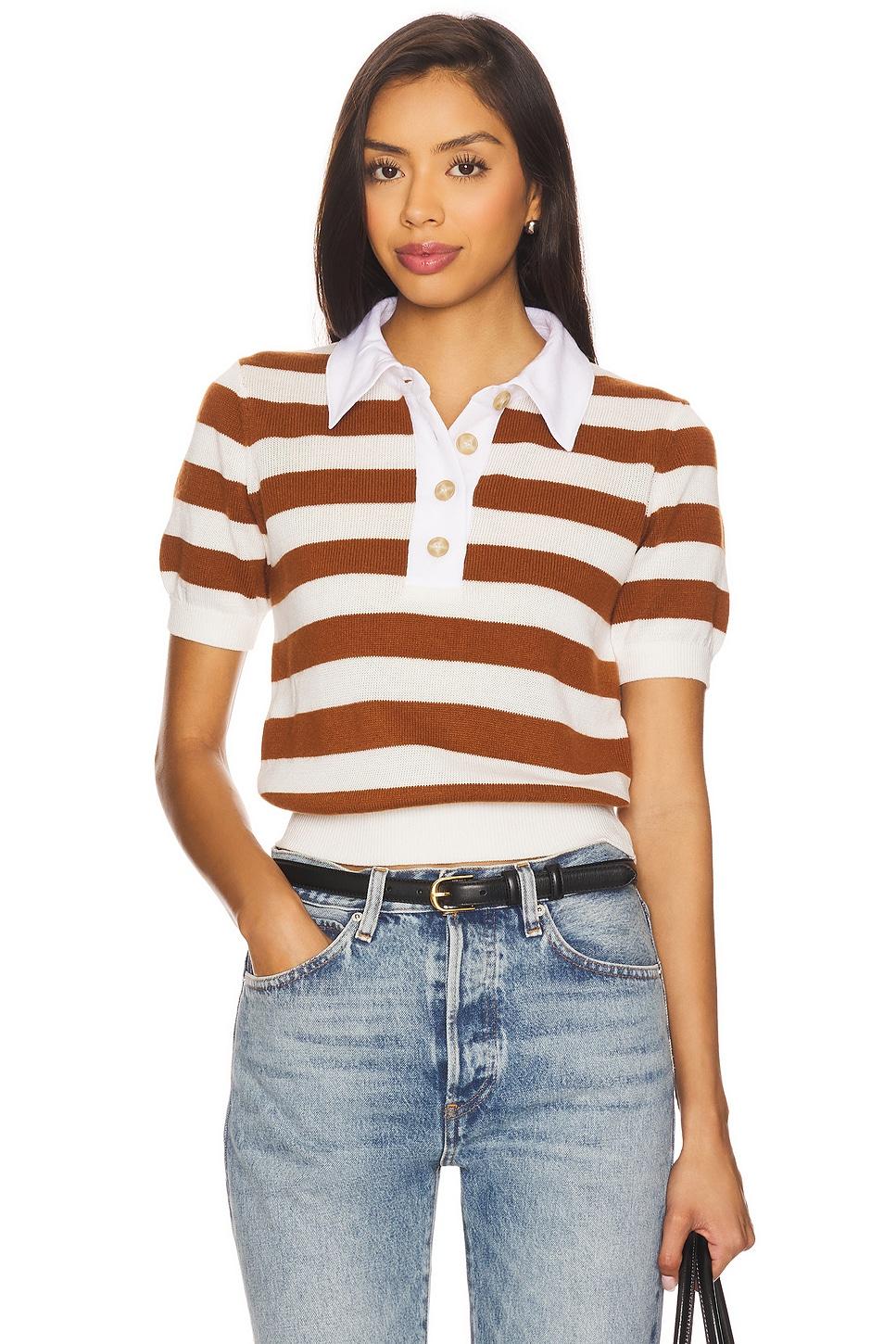 the bold stripe polo