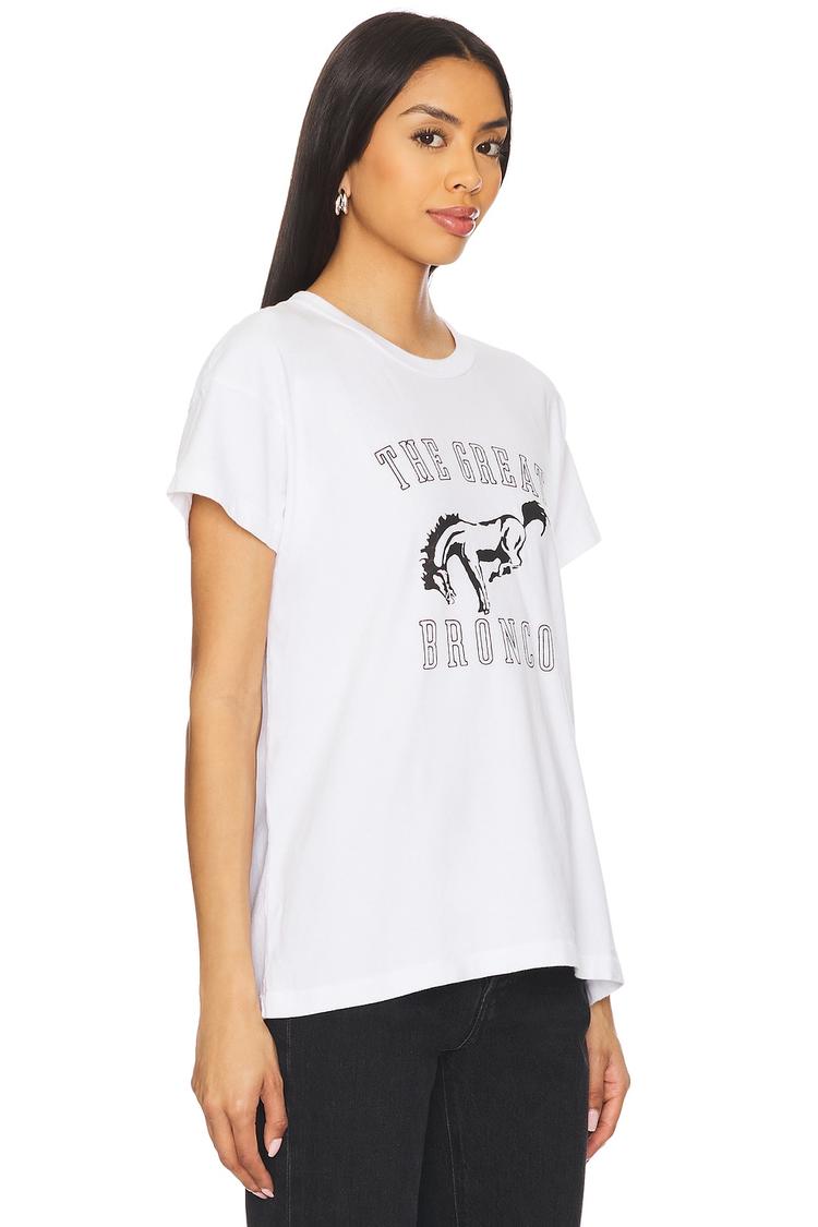 the boxy crew with bucking bronco graphic