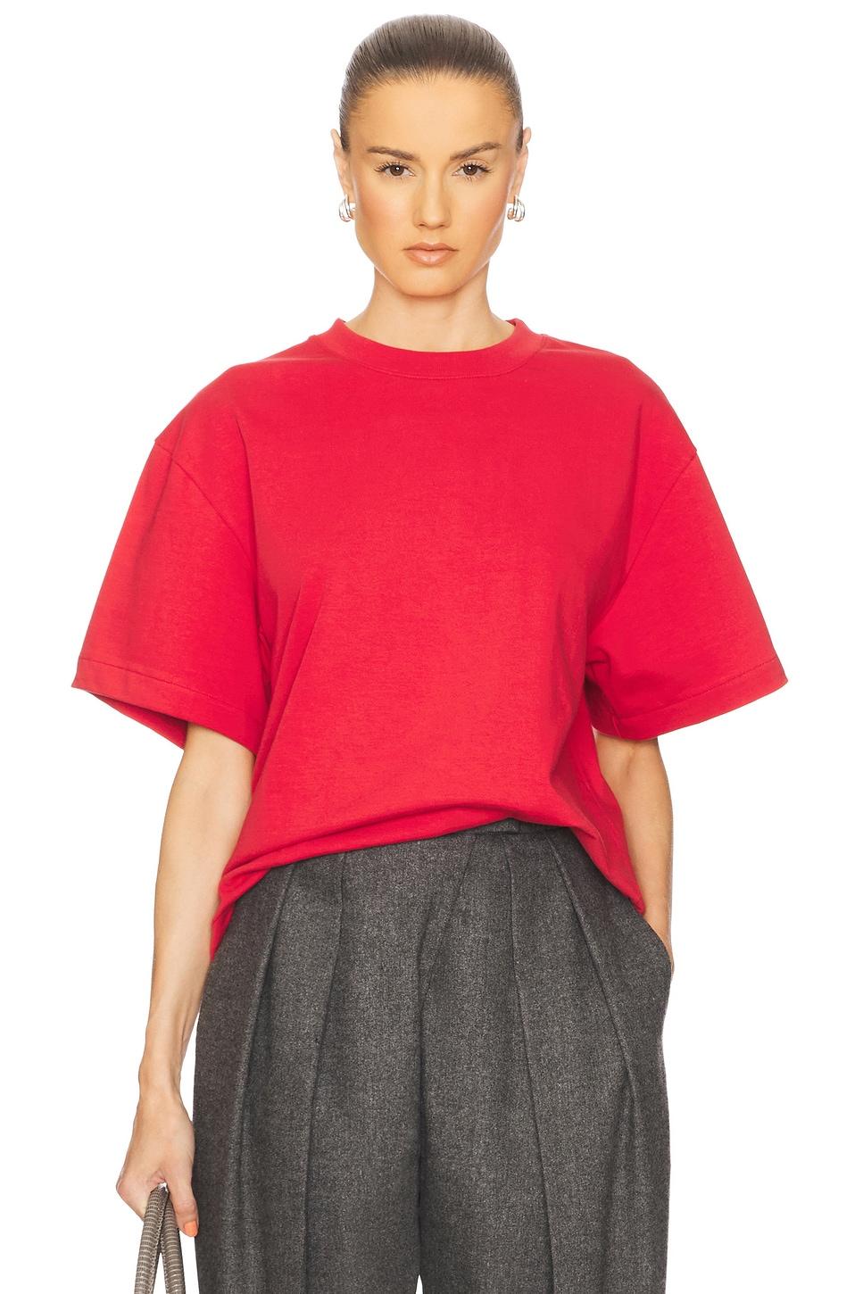 the boxy tee in thick jersey