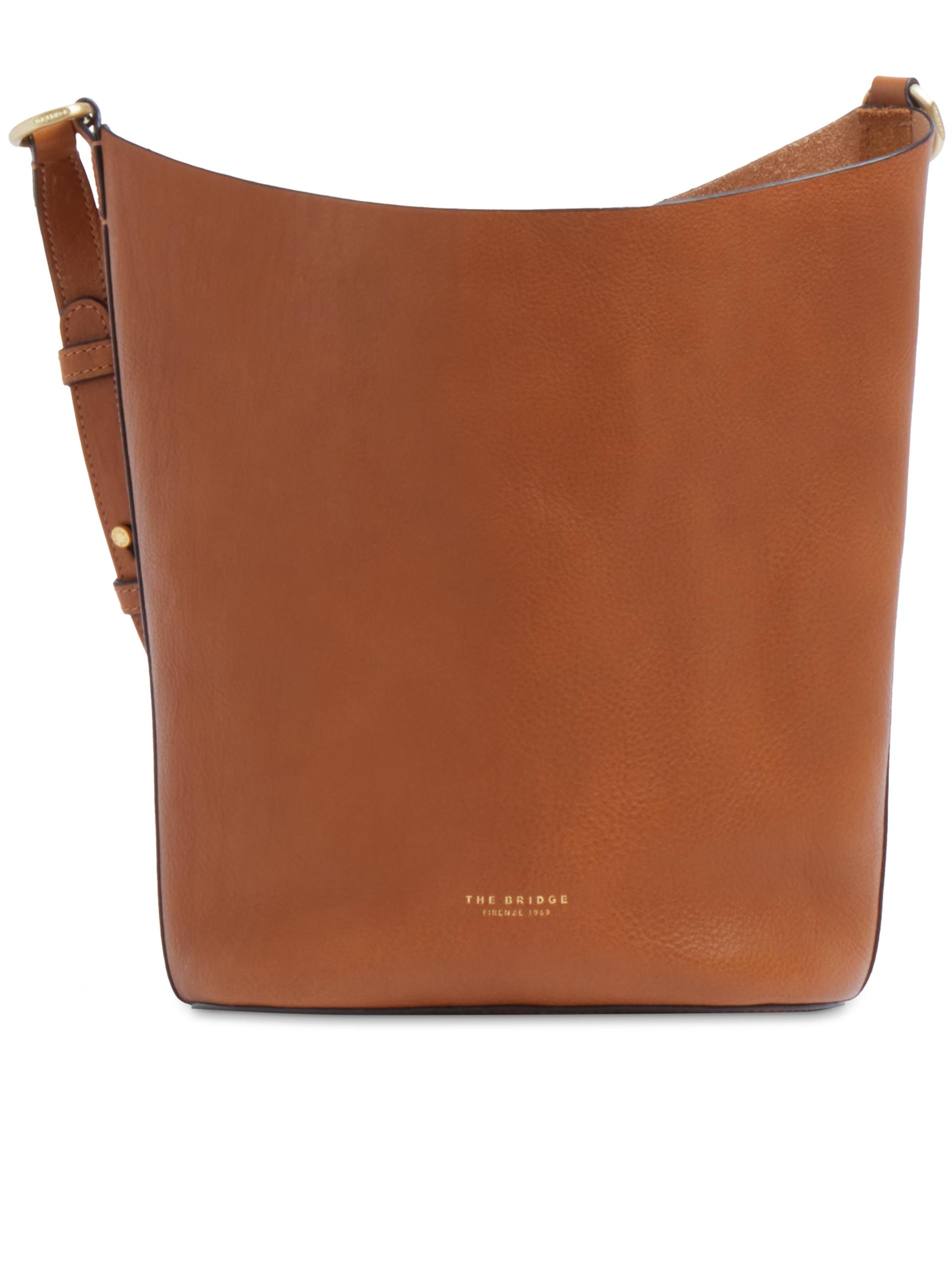 the bridge bucket brown leather borsa - women