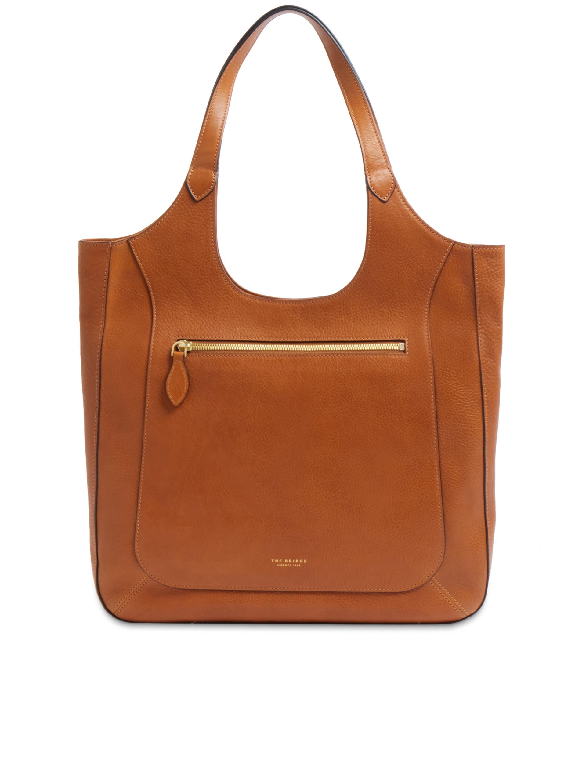 the bridge hobo brown leather borsa - women