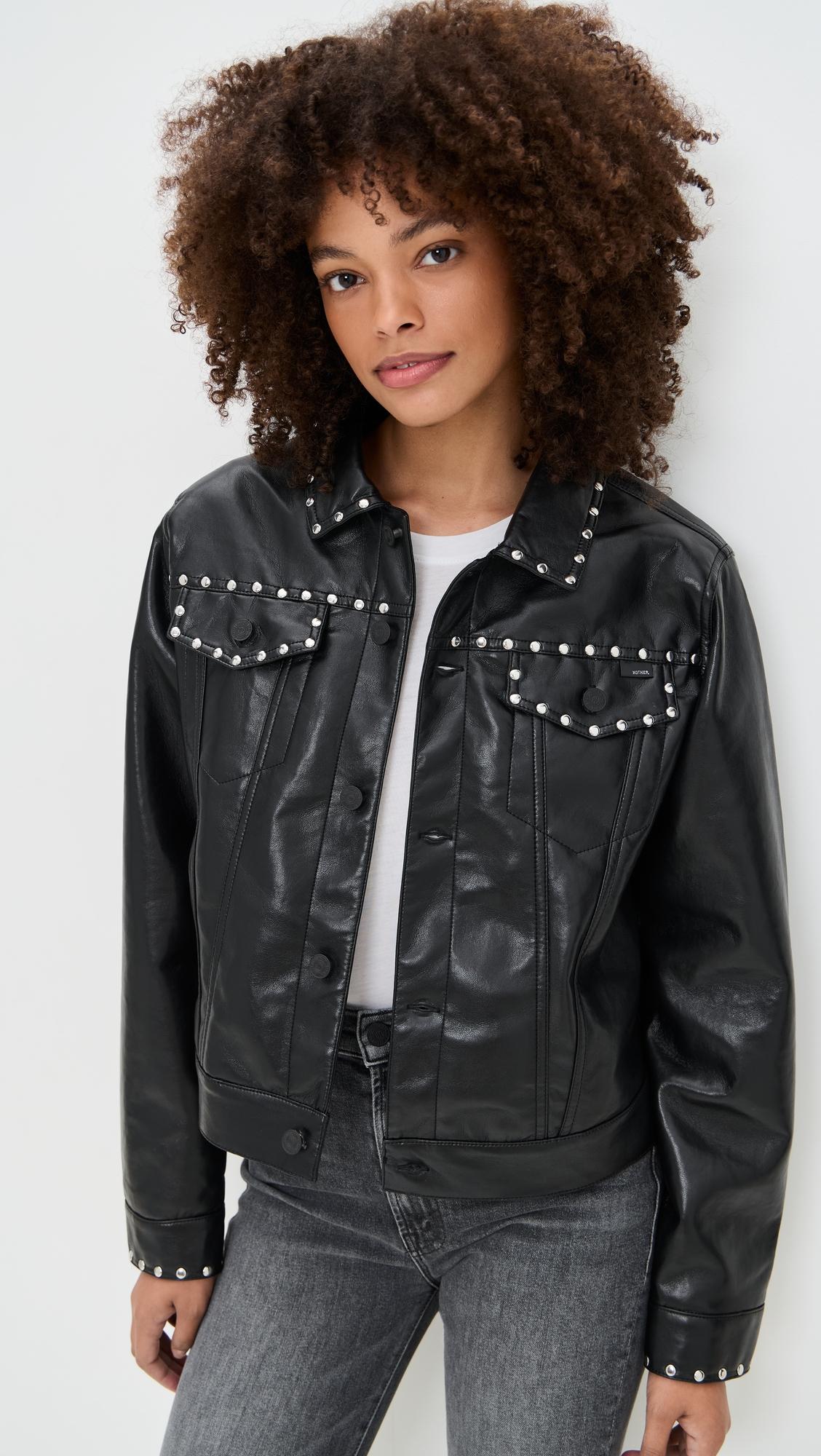 the bruiser faux leather biker jacket