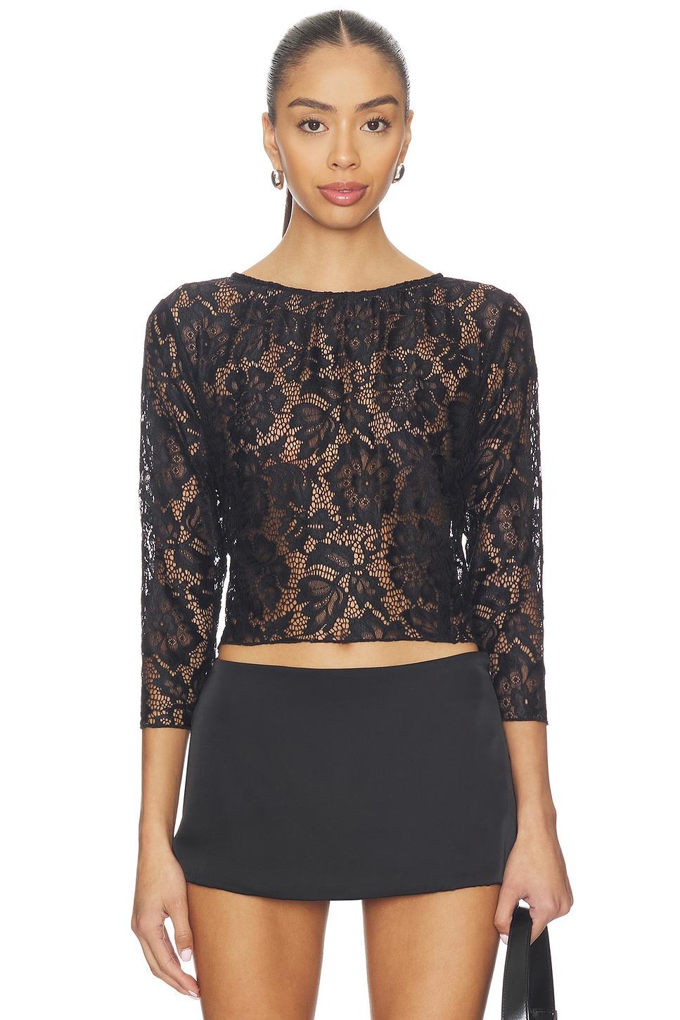 the camille lace top