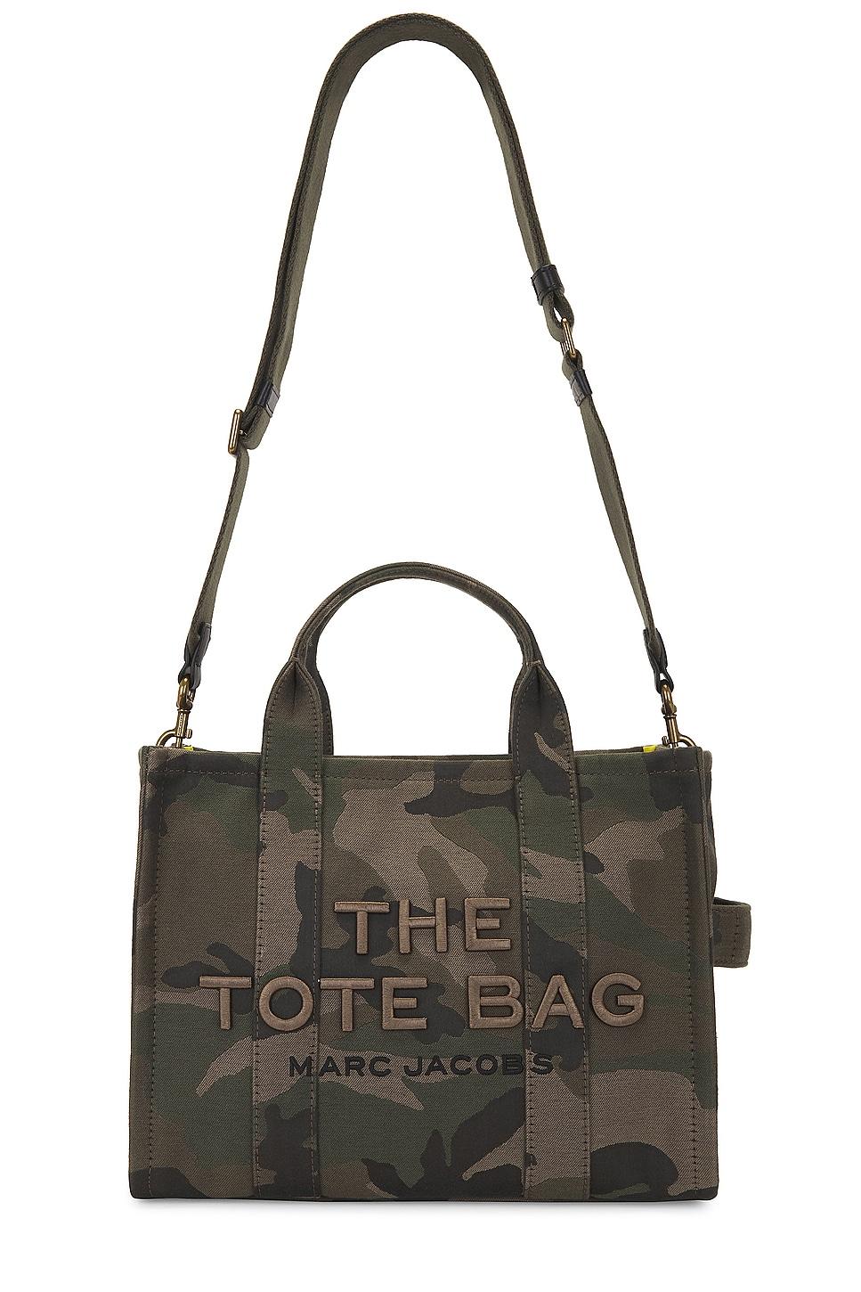 the camo jacquard medium tote bag