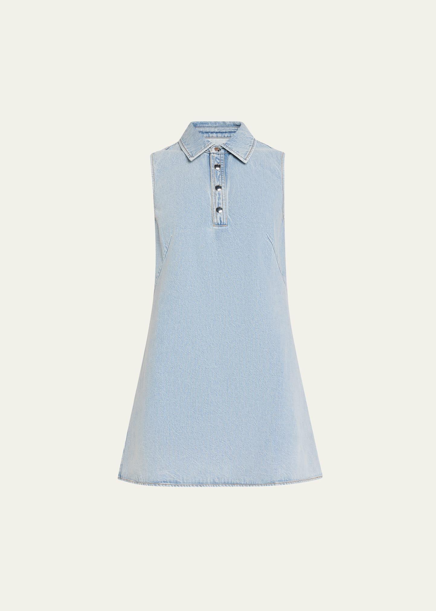 the city shift denim dress