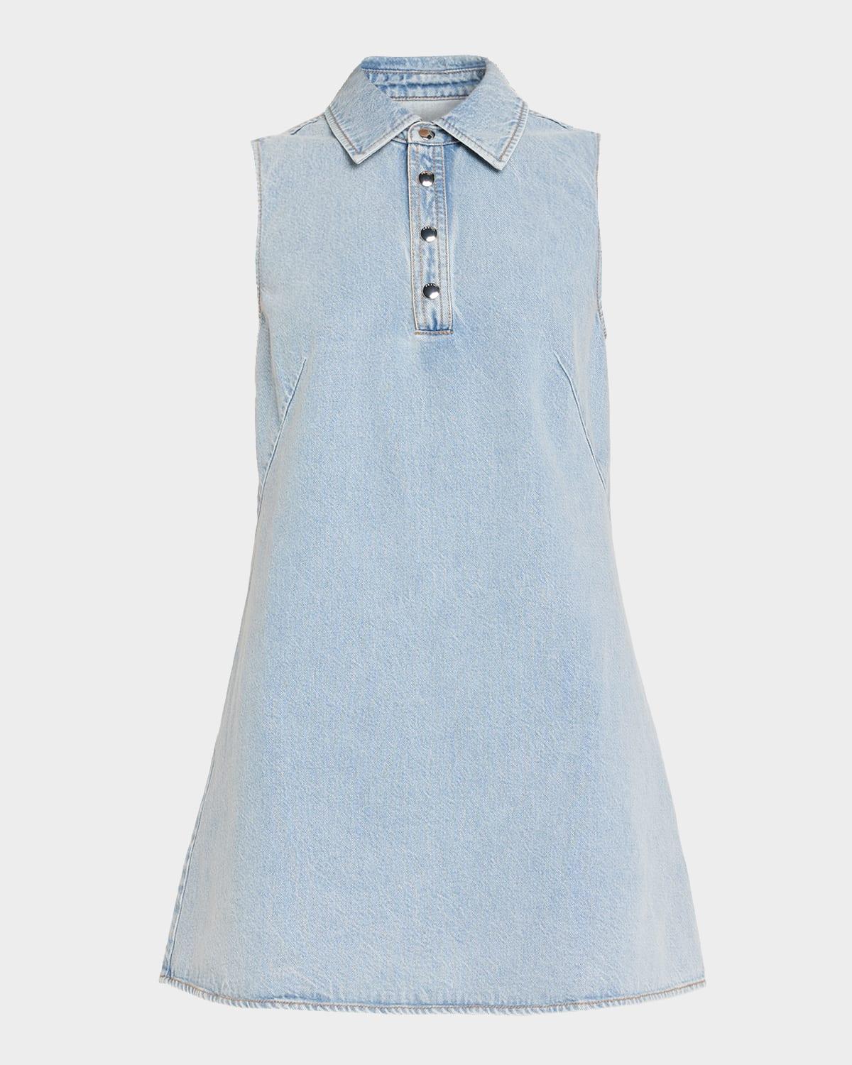 the city shift denim dress