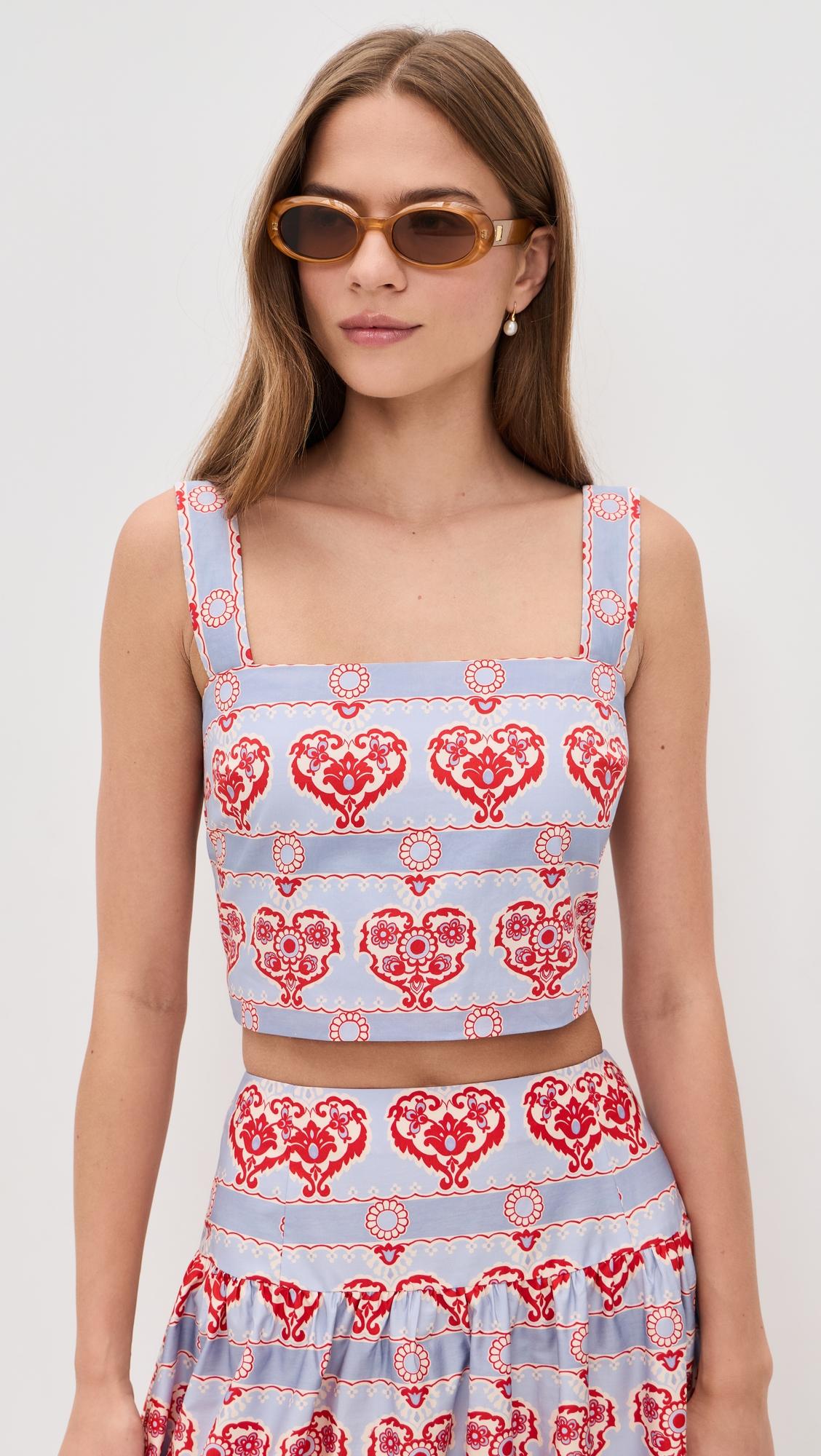 the clara crop top
