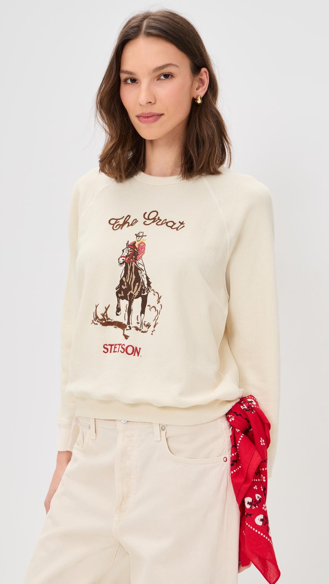 the college stetson graphic sweatshirt