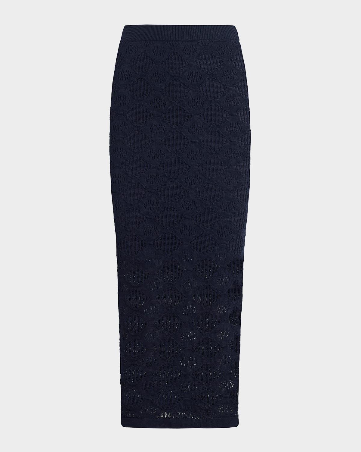 the courtside knit skirt