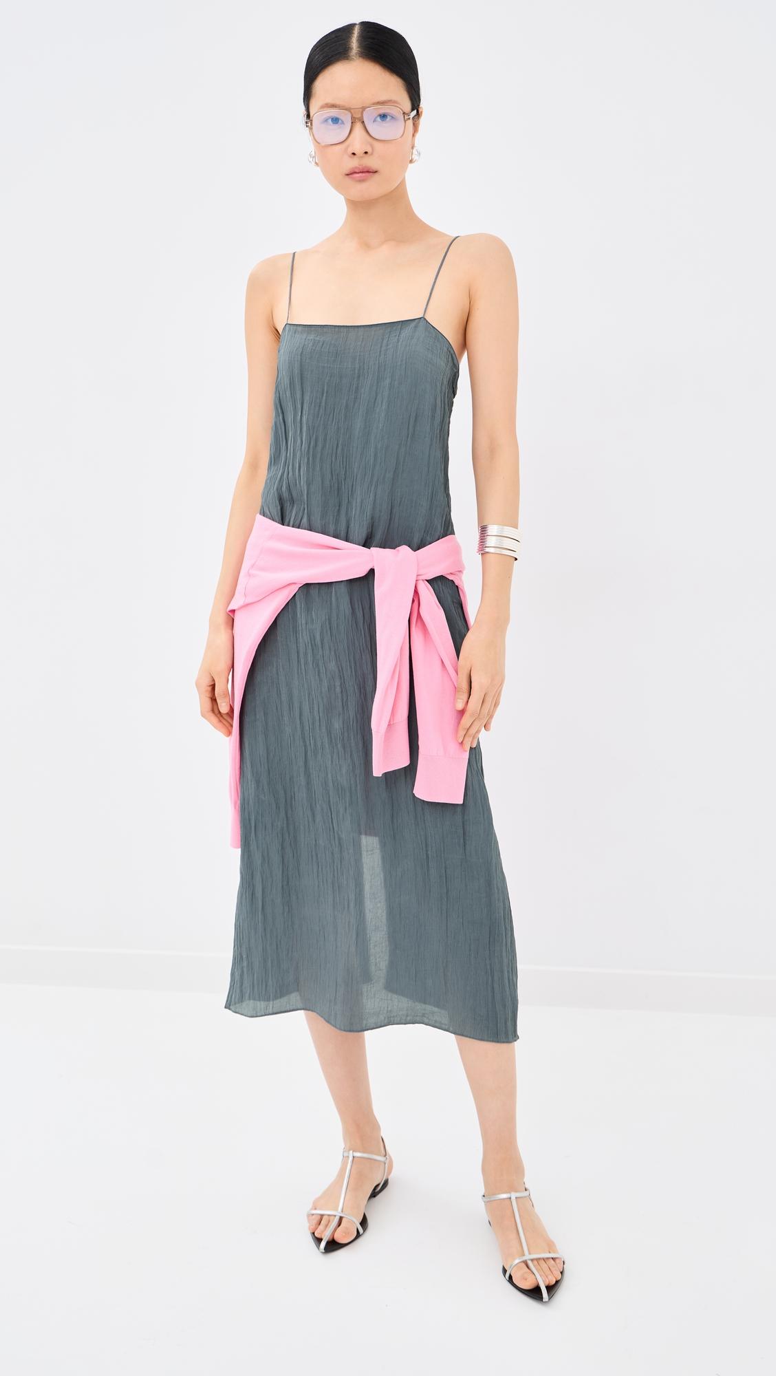 the crinkle slip dress