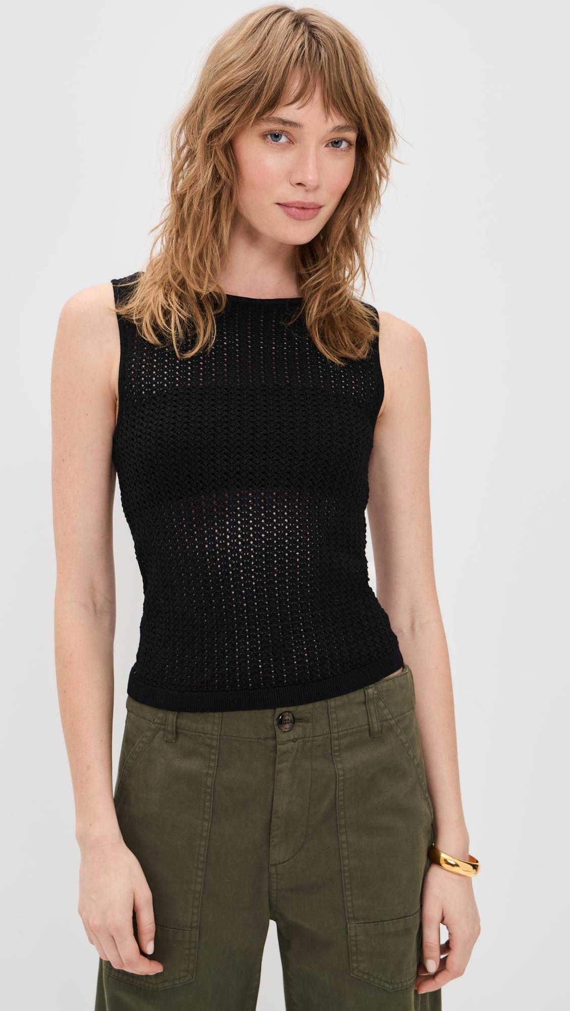 the crochet boat neck tank