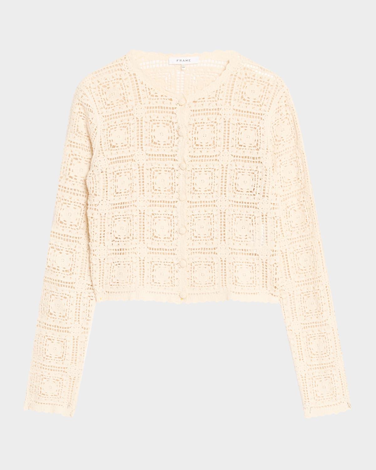 the crochet cardigan