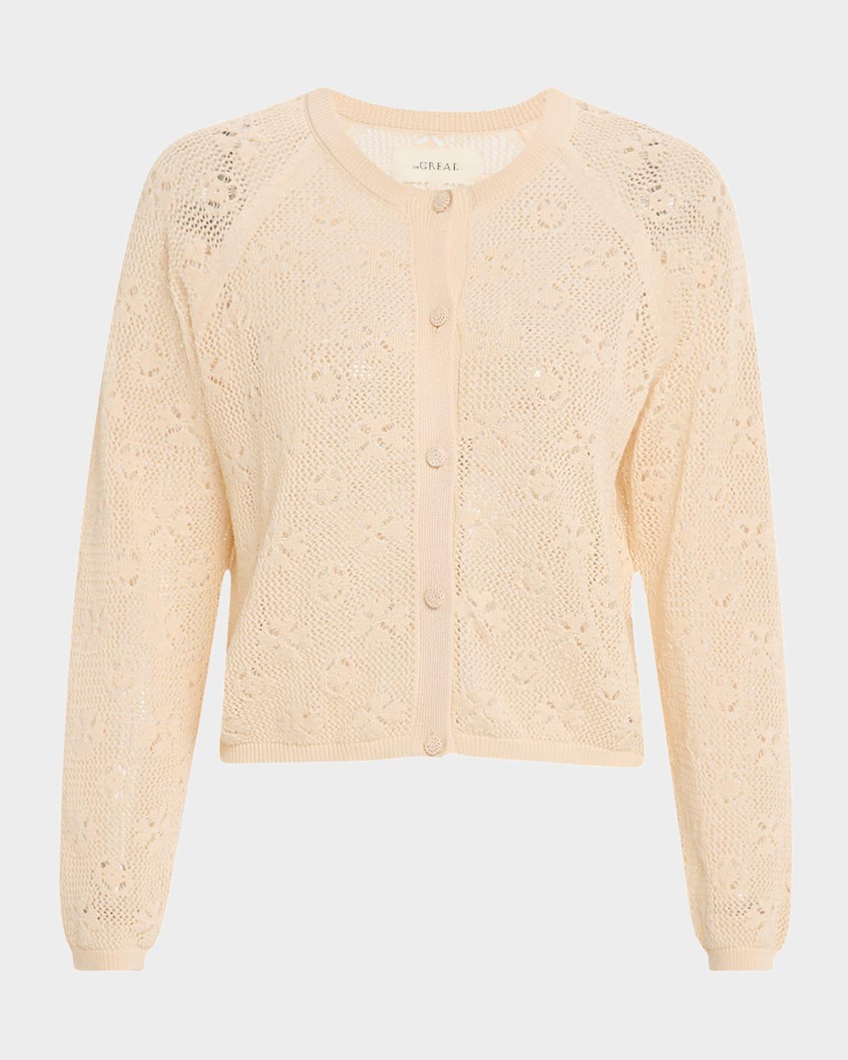 the crochet cardigan