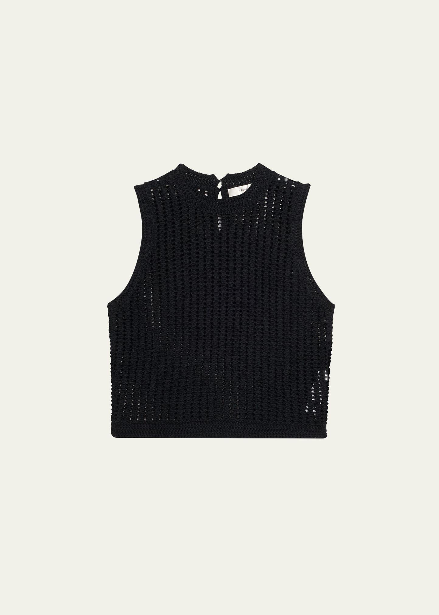 the crochet tank top