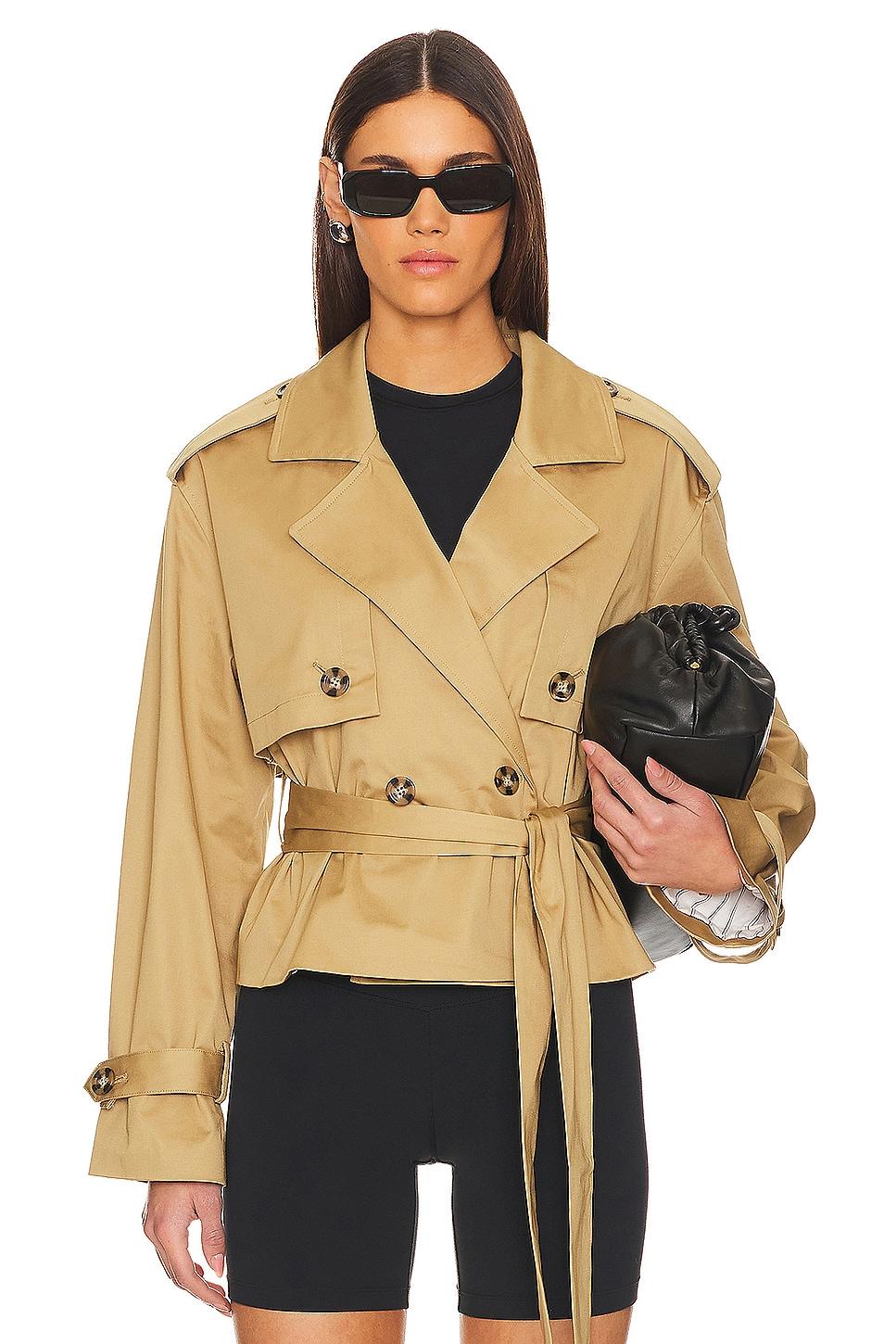 the cropped charles trench coat