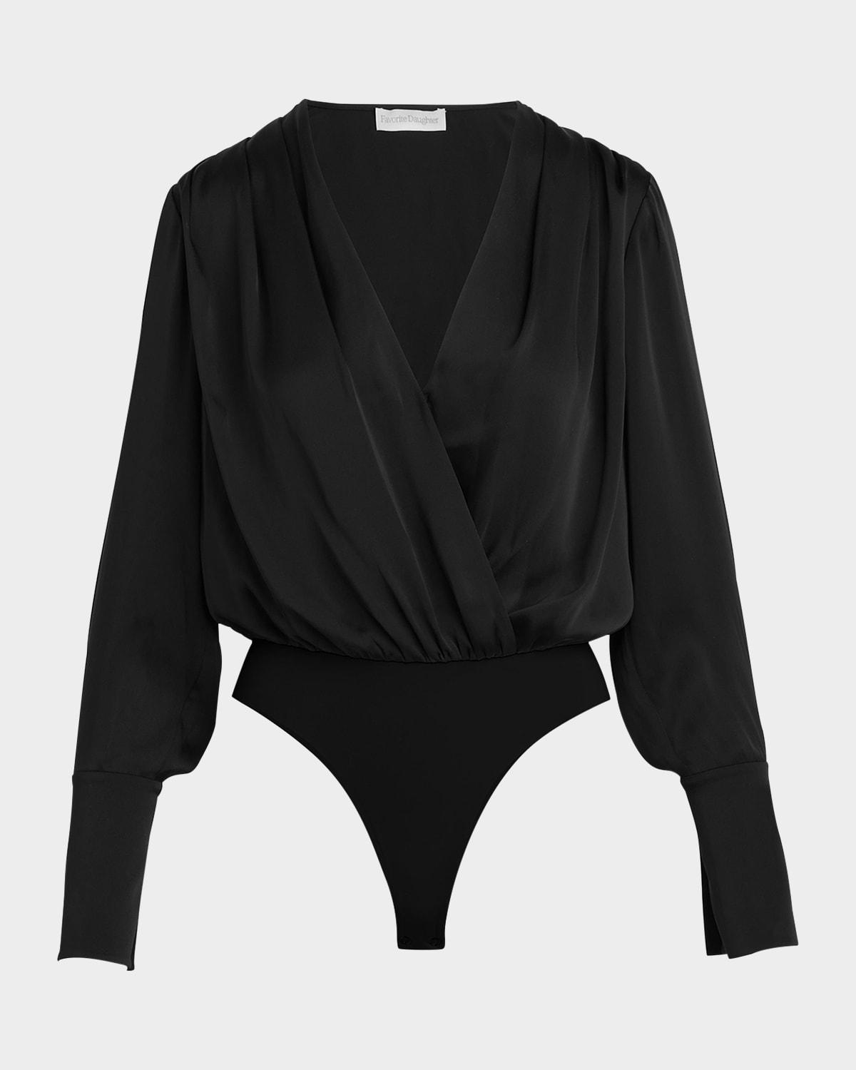 the date satin bodysuit