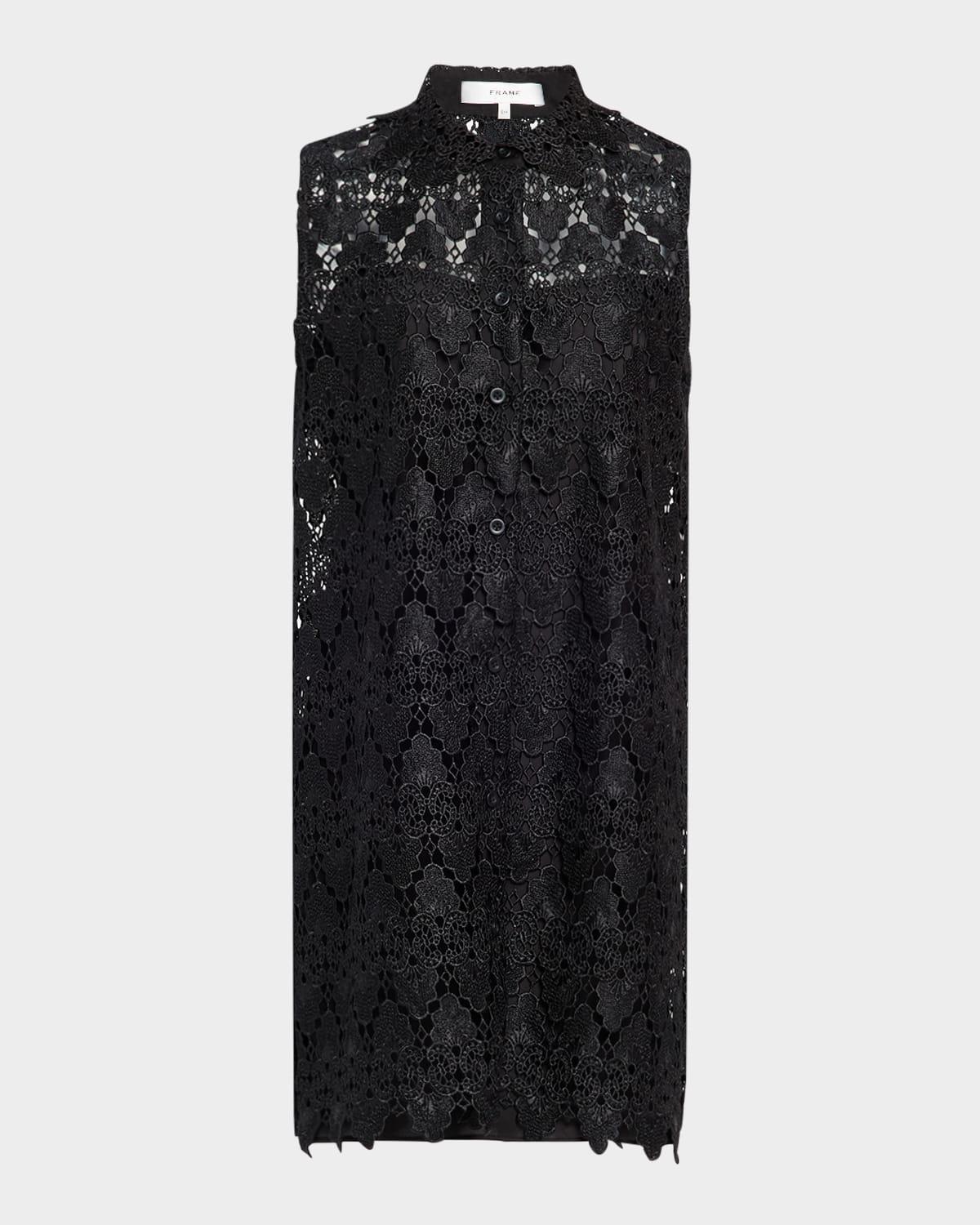 the deco lace mini dress