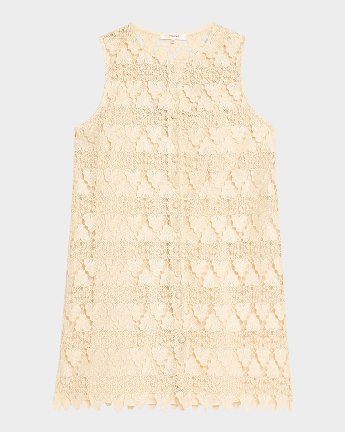 the deco lace mini dress