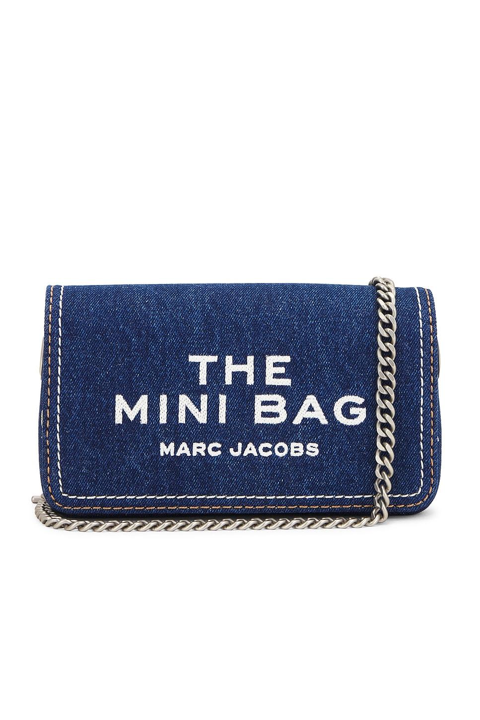 the denim chain mini bag