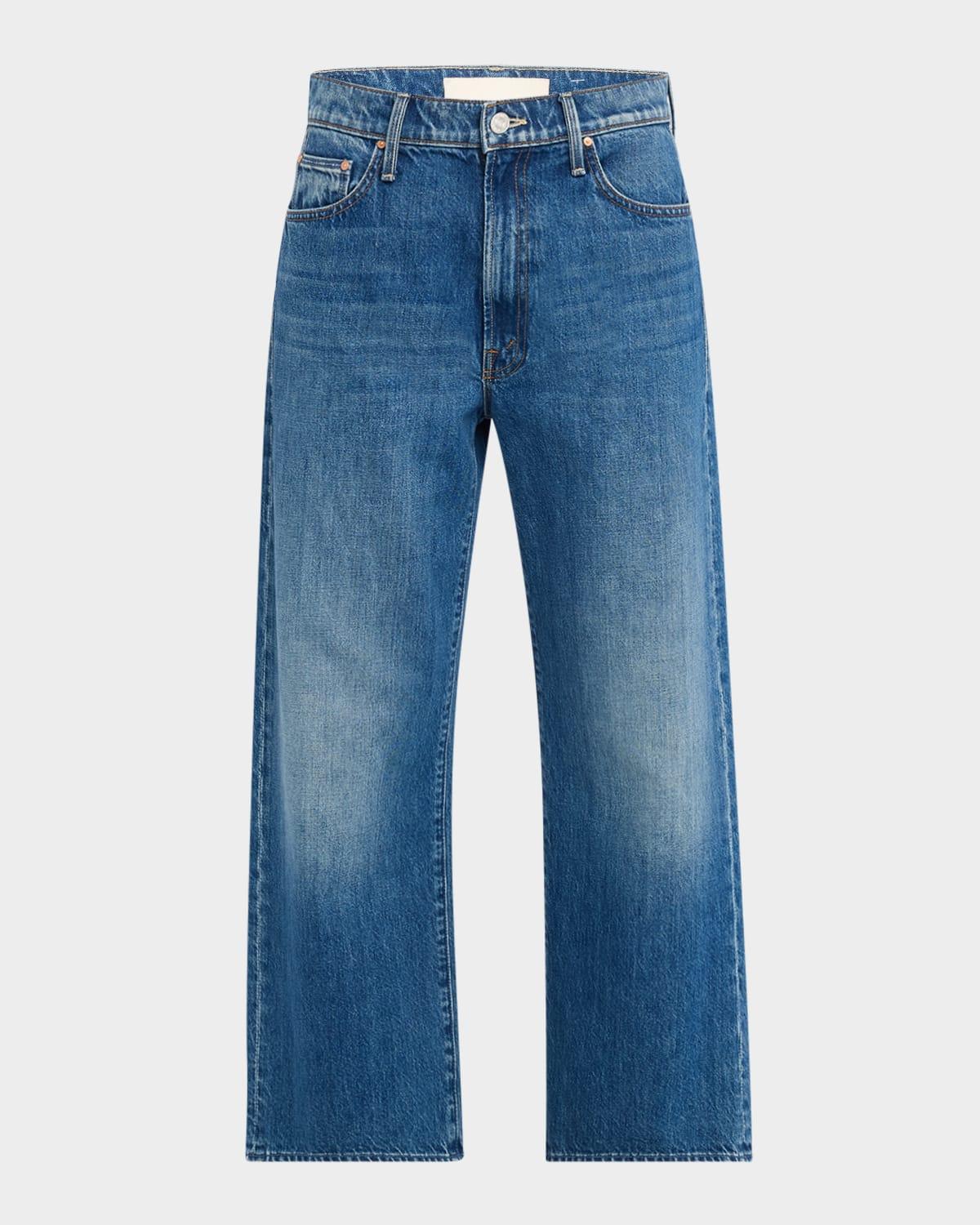 the dodger ankle jeans with embroidered pockets