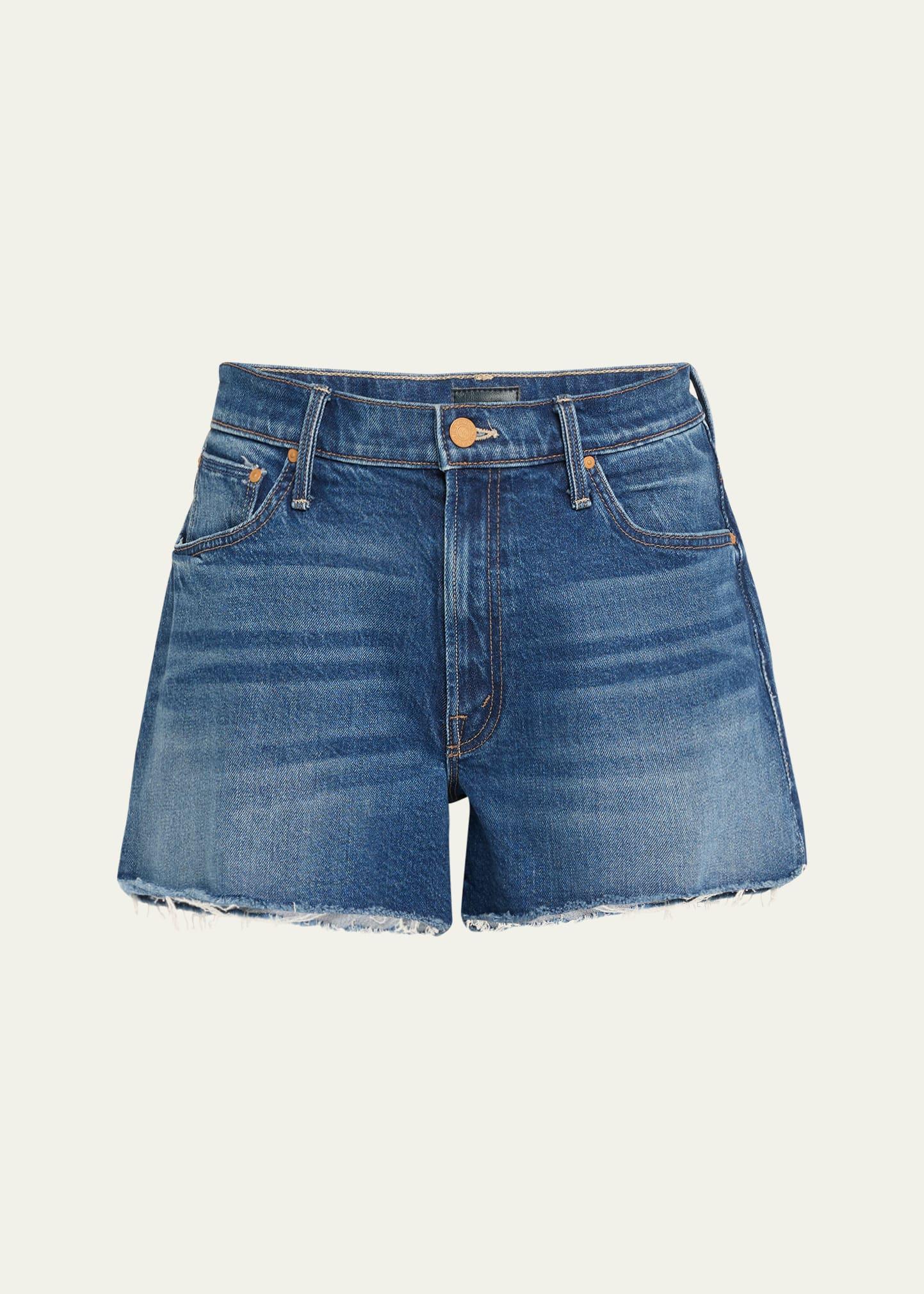 the dodger short fray denim shorts