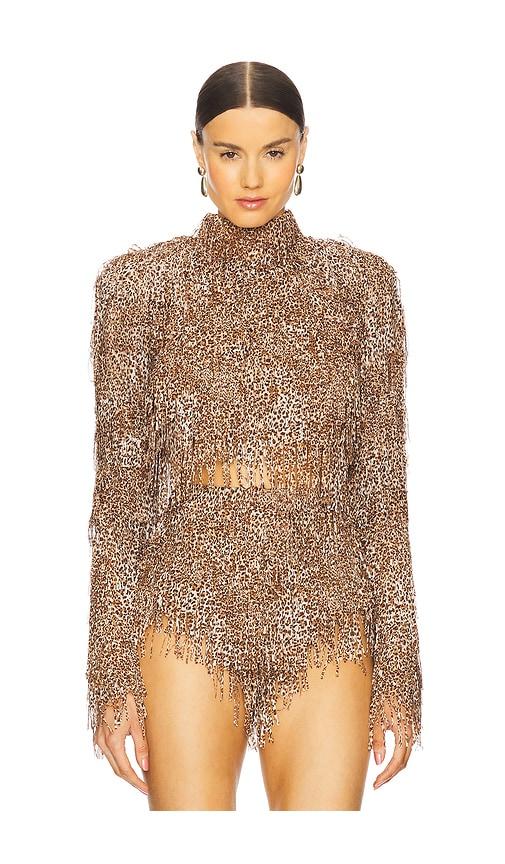 the dolls house kata top in brown.