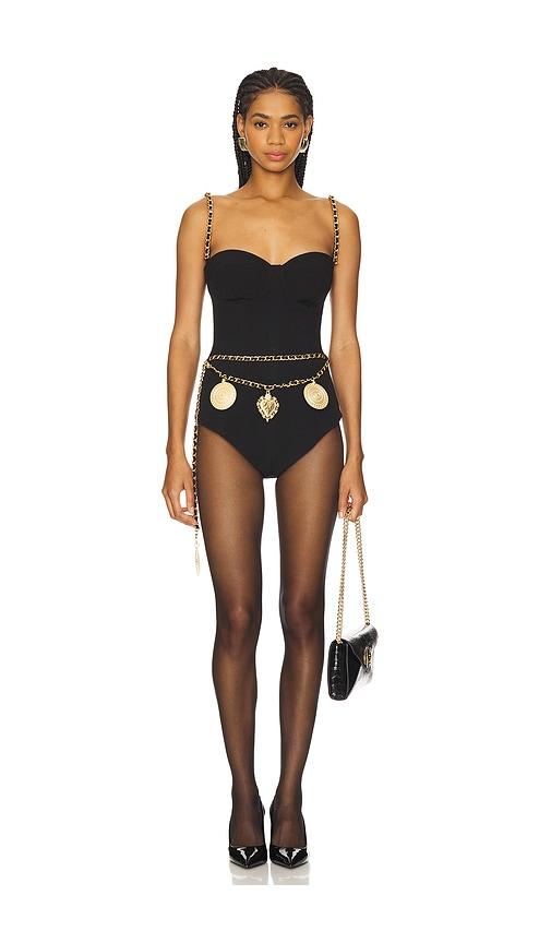 the dolls house martina romper in black.