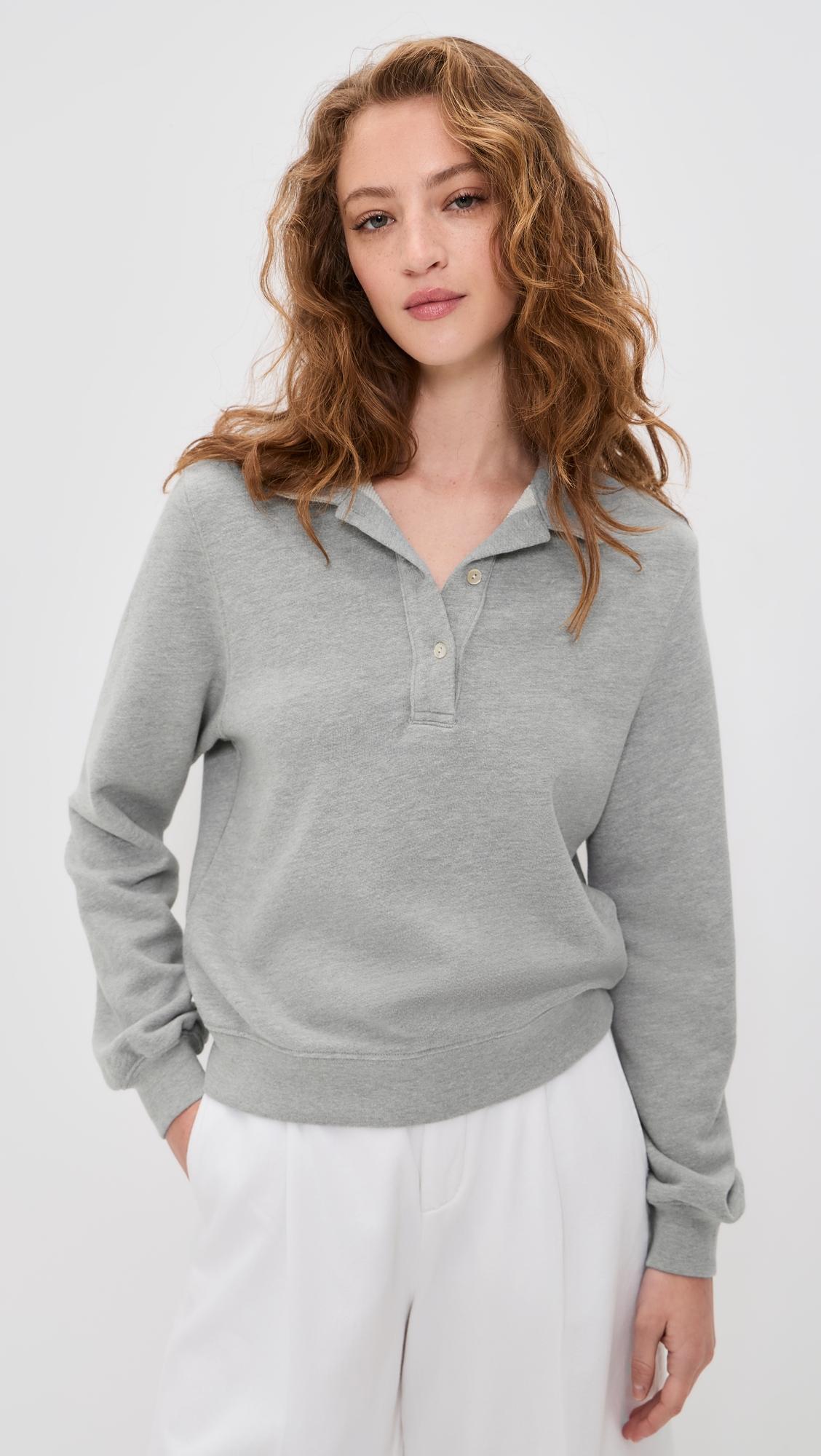 the eco-terry polo sweatshirt