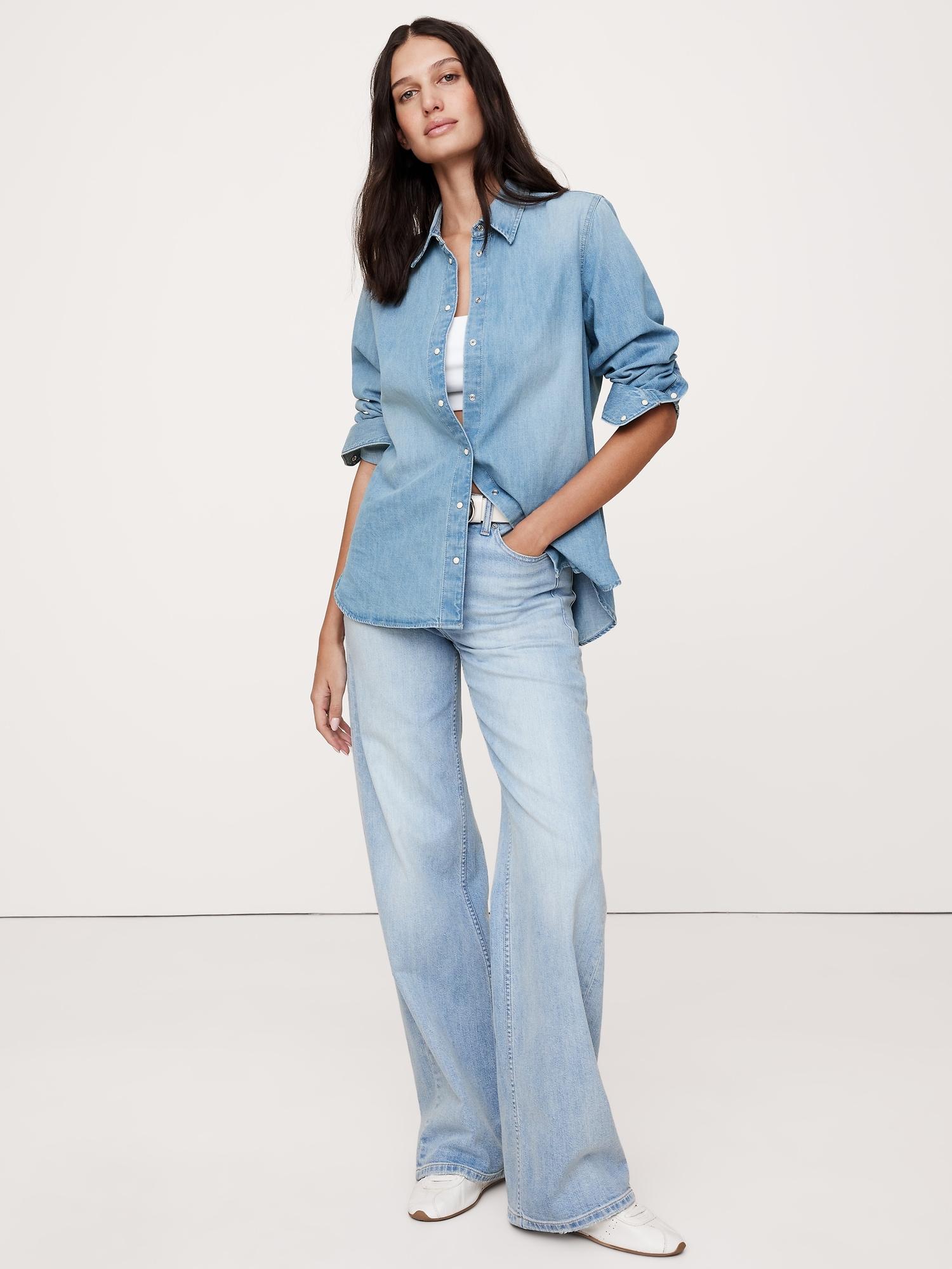 the everyday denim western shirt