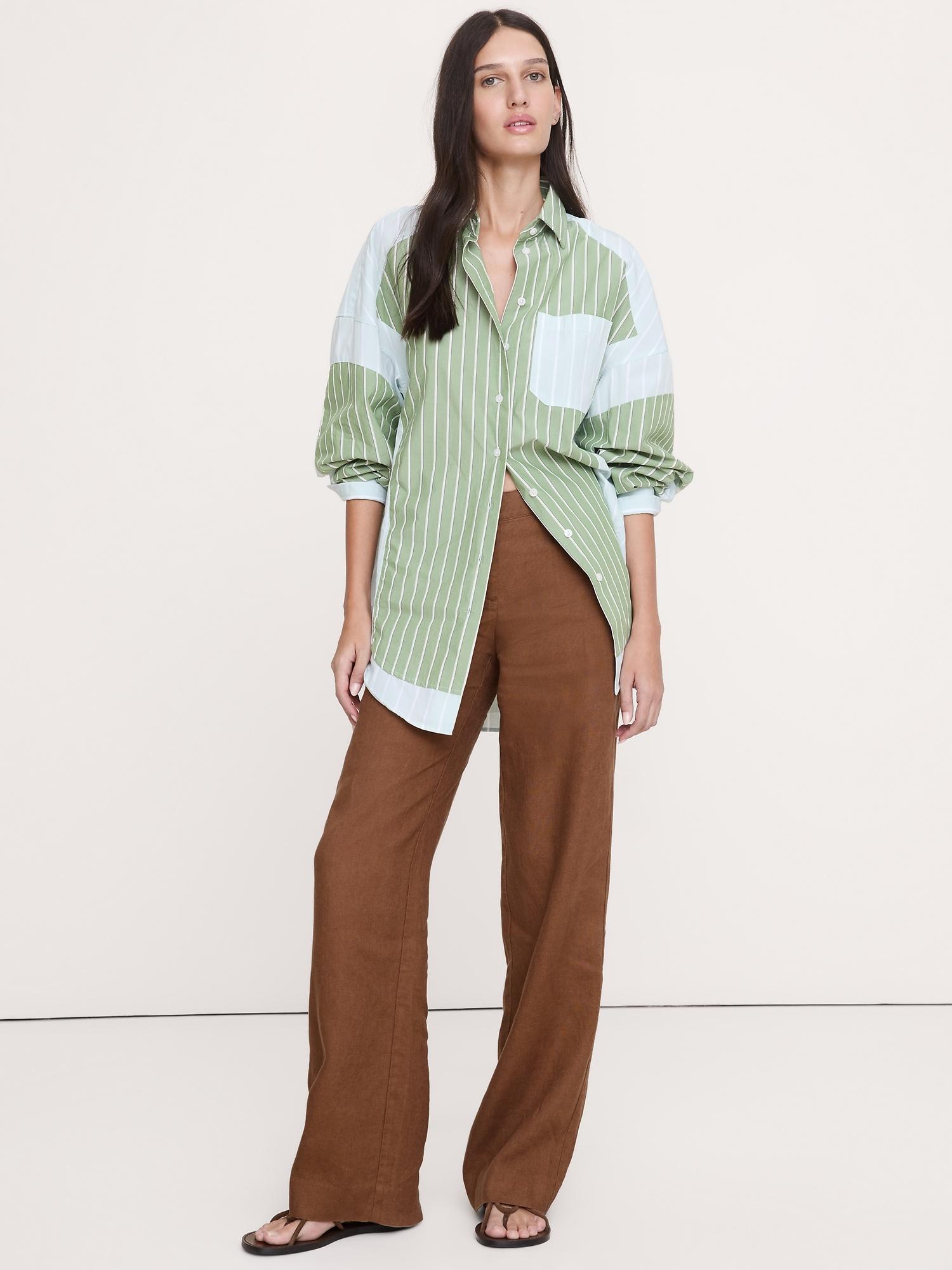 the everyday wide-leg pant in linen