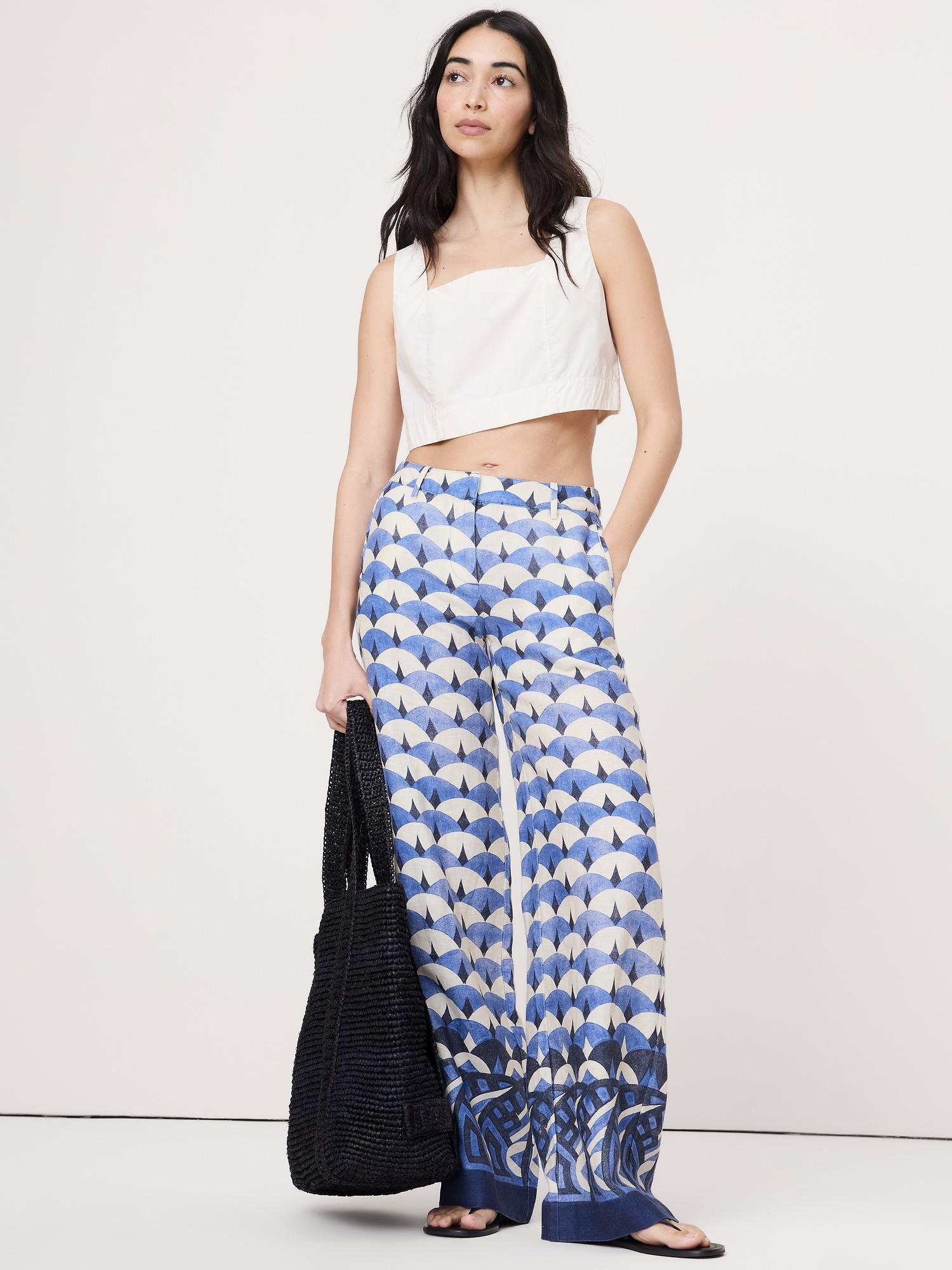 the everyday wide-leg pant in linen