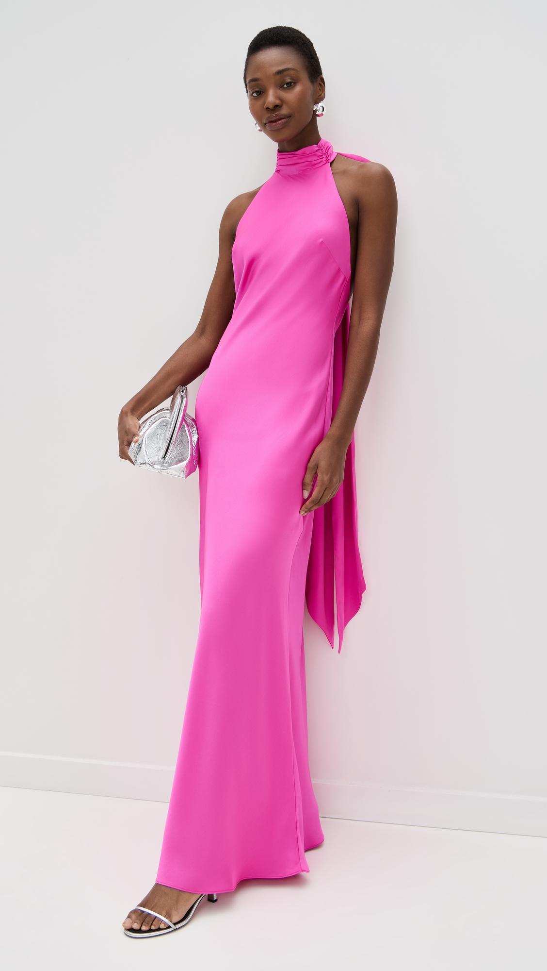 the evianna satin gown